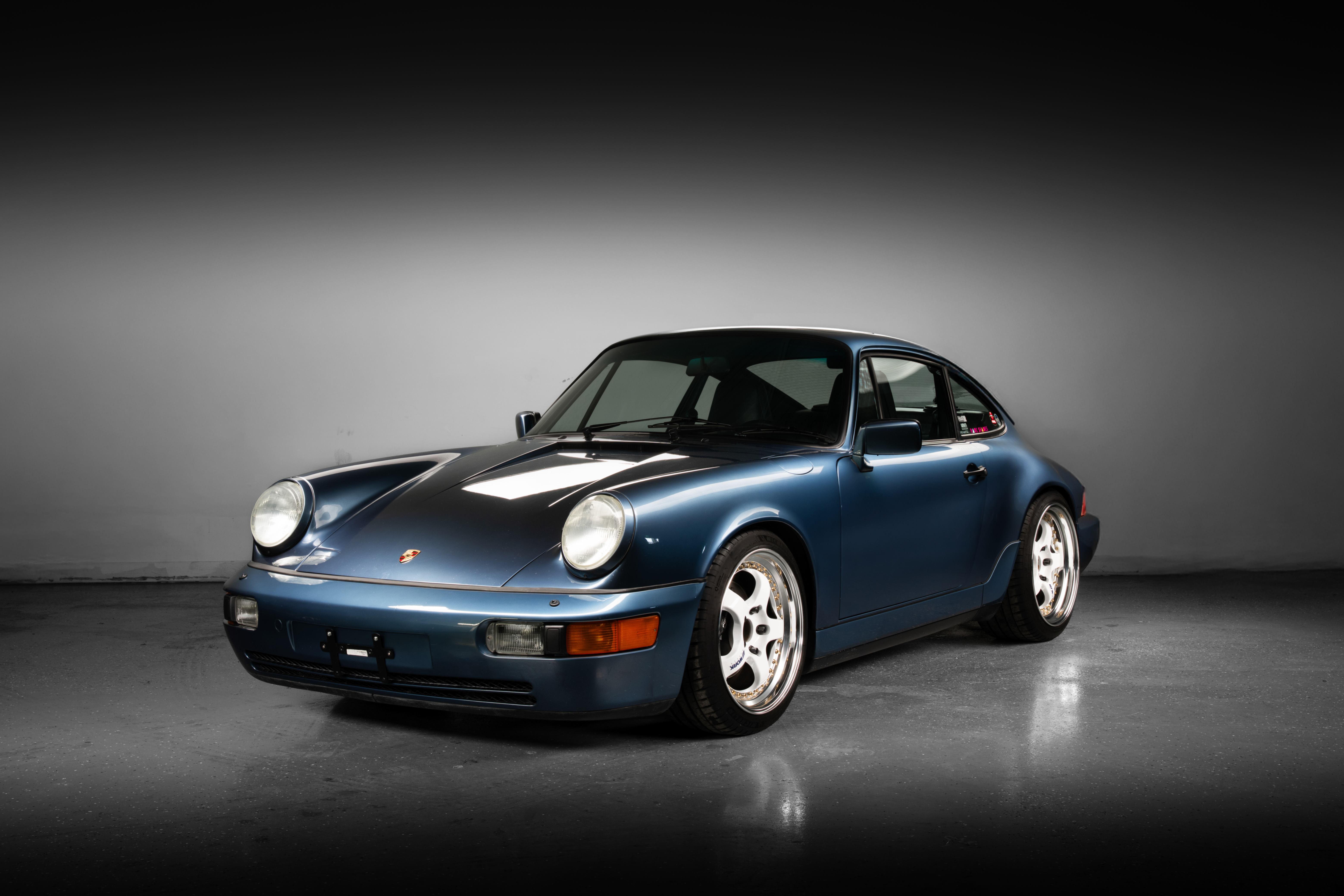 Blue 1991 Porsche 911 Coupe All-Wheel Drive 5-Speed Manual