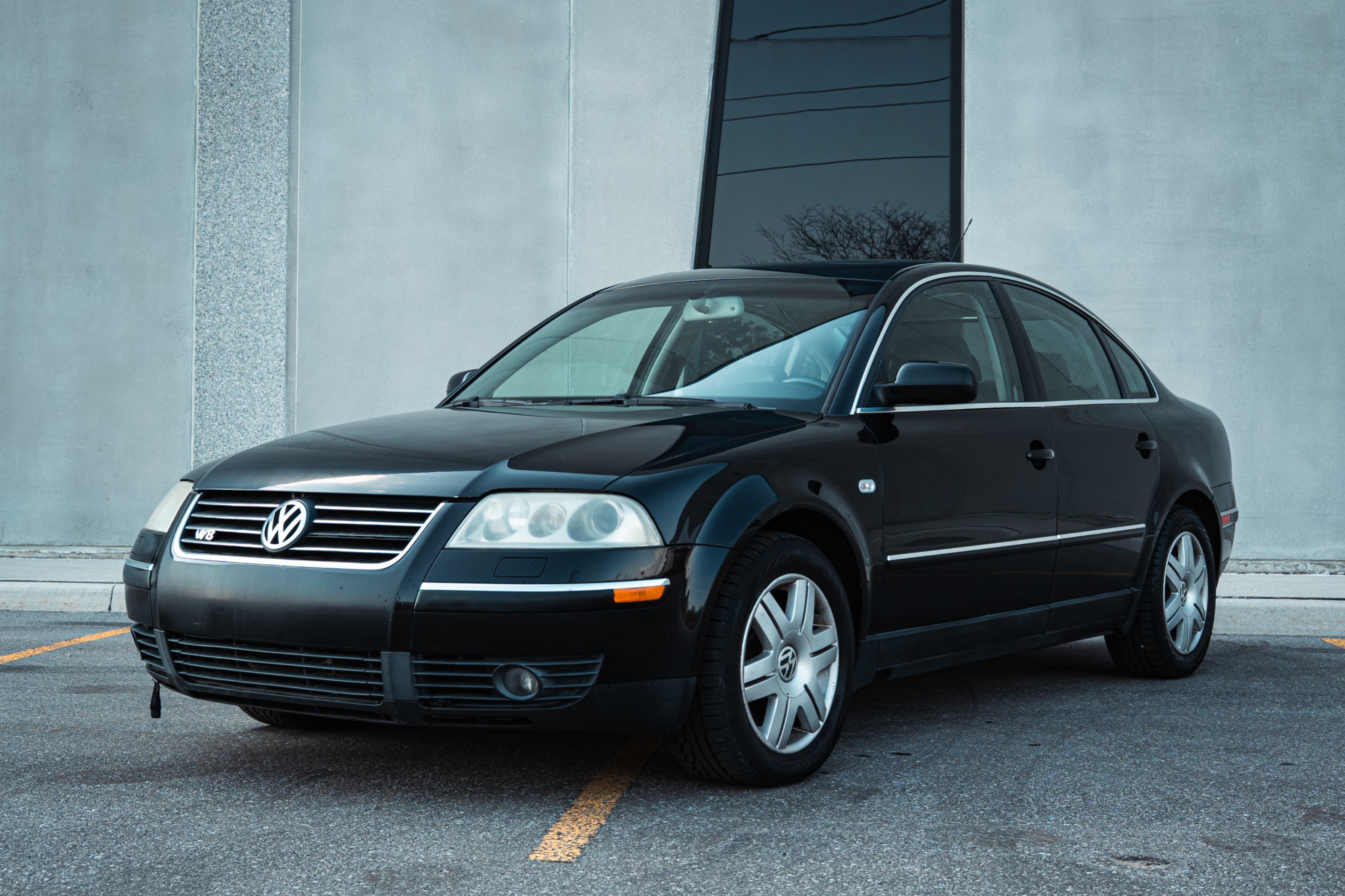 Black 2002 Volkswagen Passat Sedan All-Wheel Drive Automatic