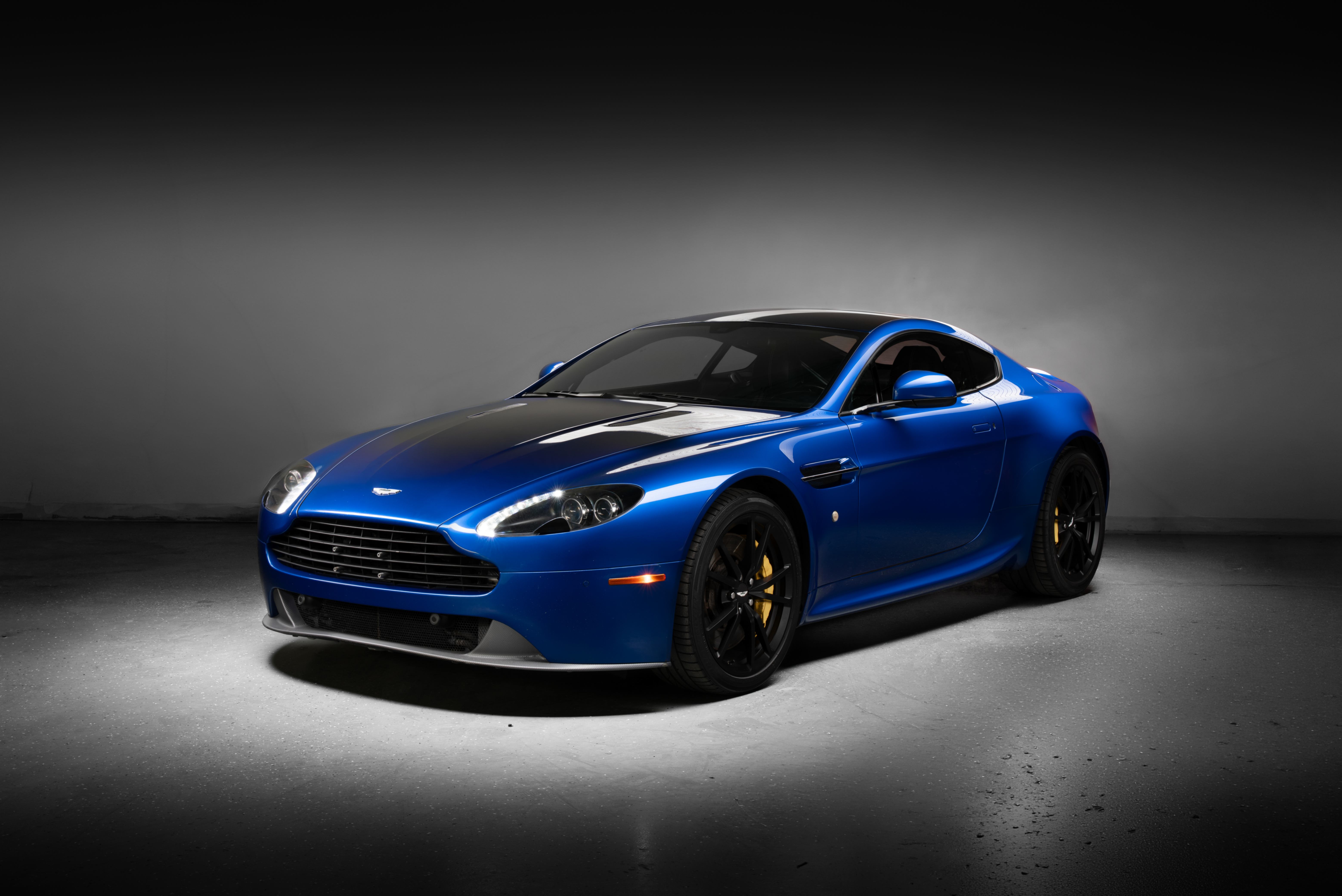 Blue 2014 Aston Martin V8 Vantage Coupe Rear-Wheel Drive Automatic