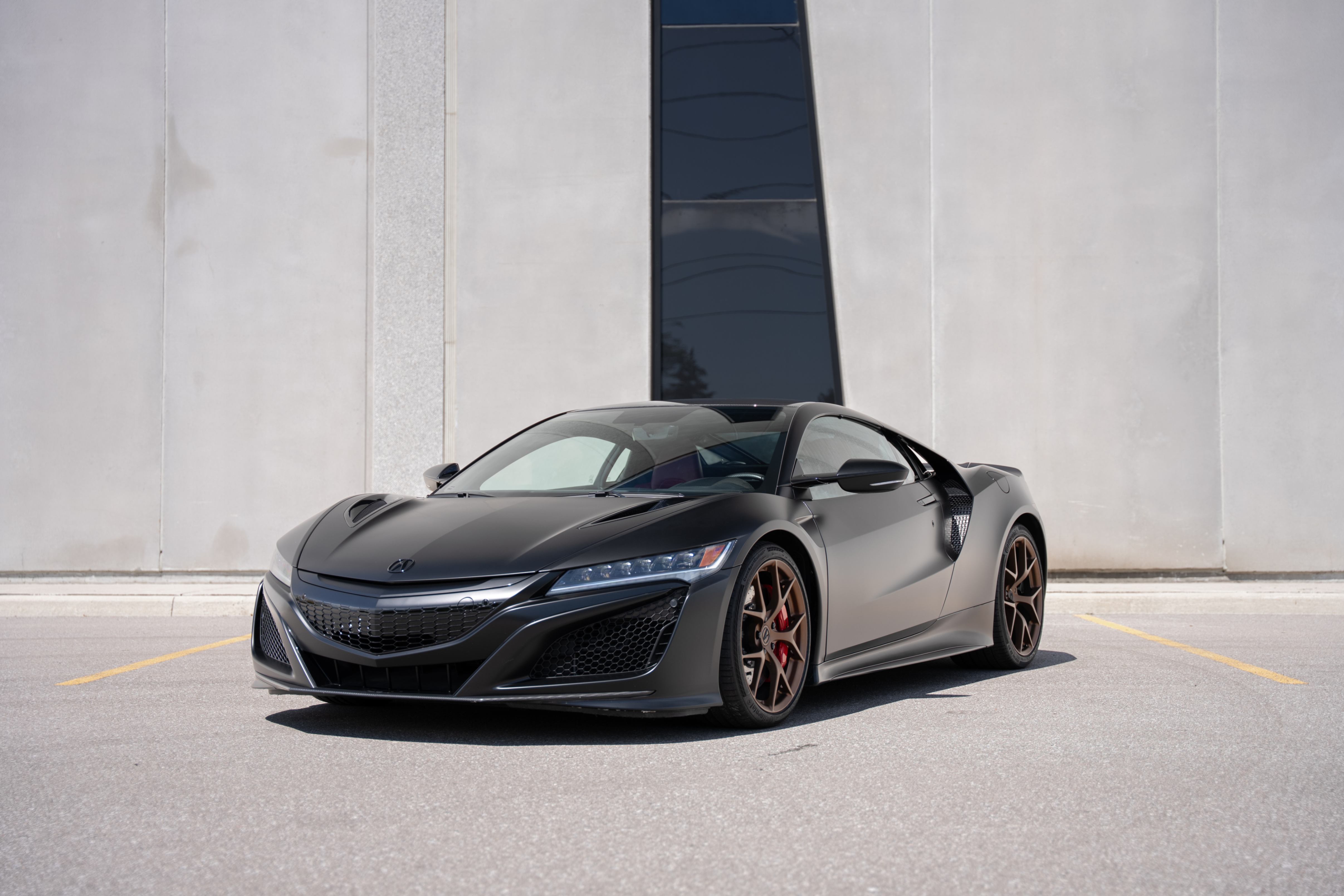 Black 2017 Acura NSX Coupe All-Wheel Drive Automatic