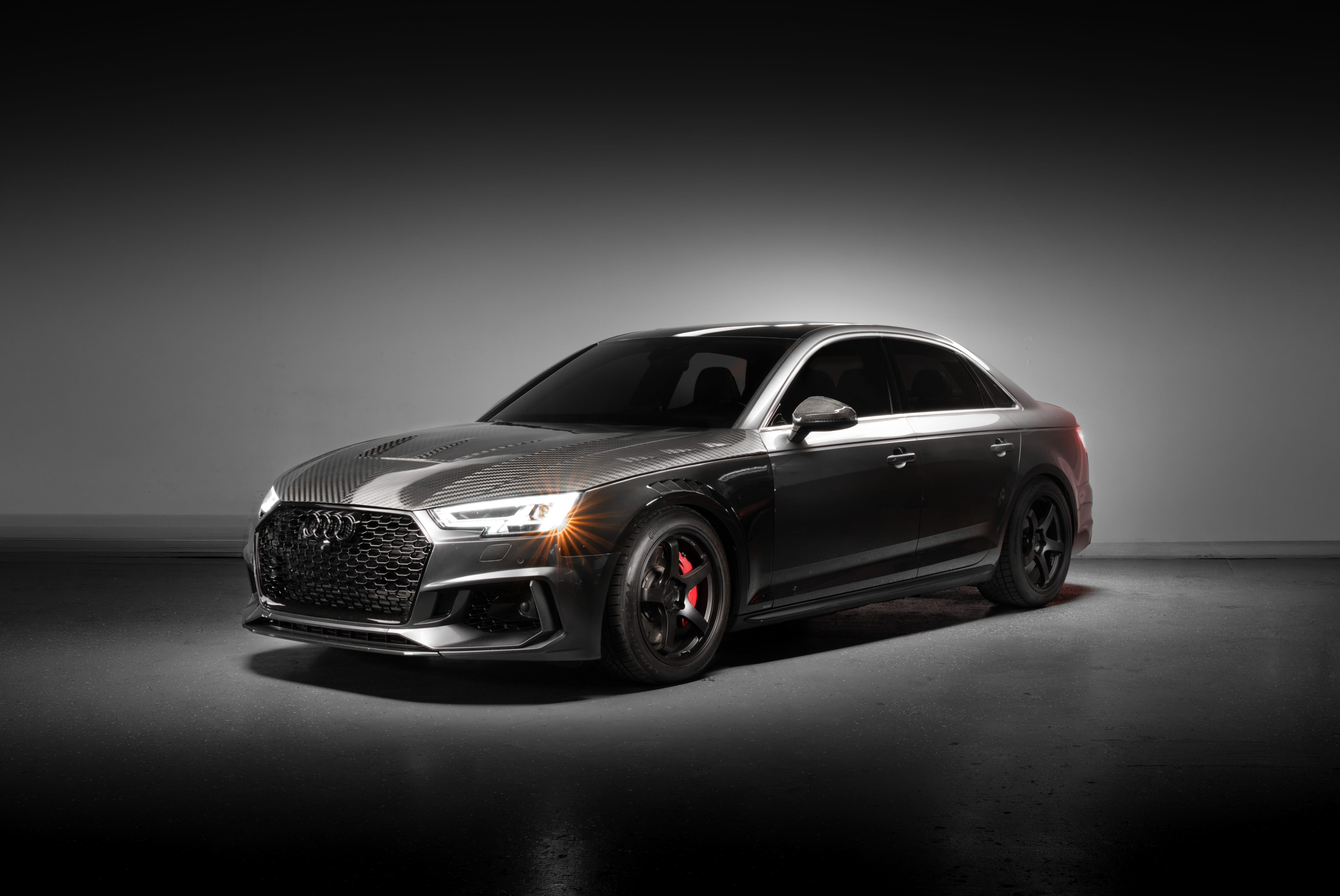 Gray 2018 Audi S4 Sedan Automatic