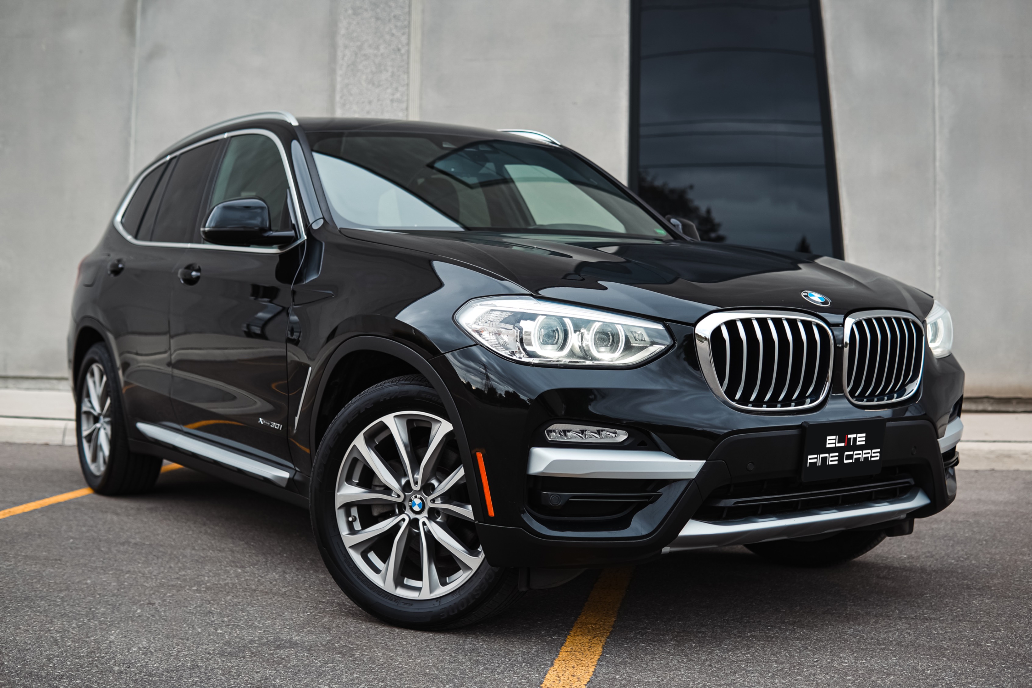 Black 2018 BMW X3 SUV / Crossover All-Wheel Drive Automatic