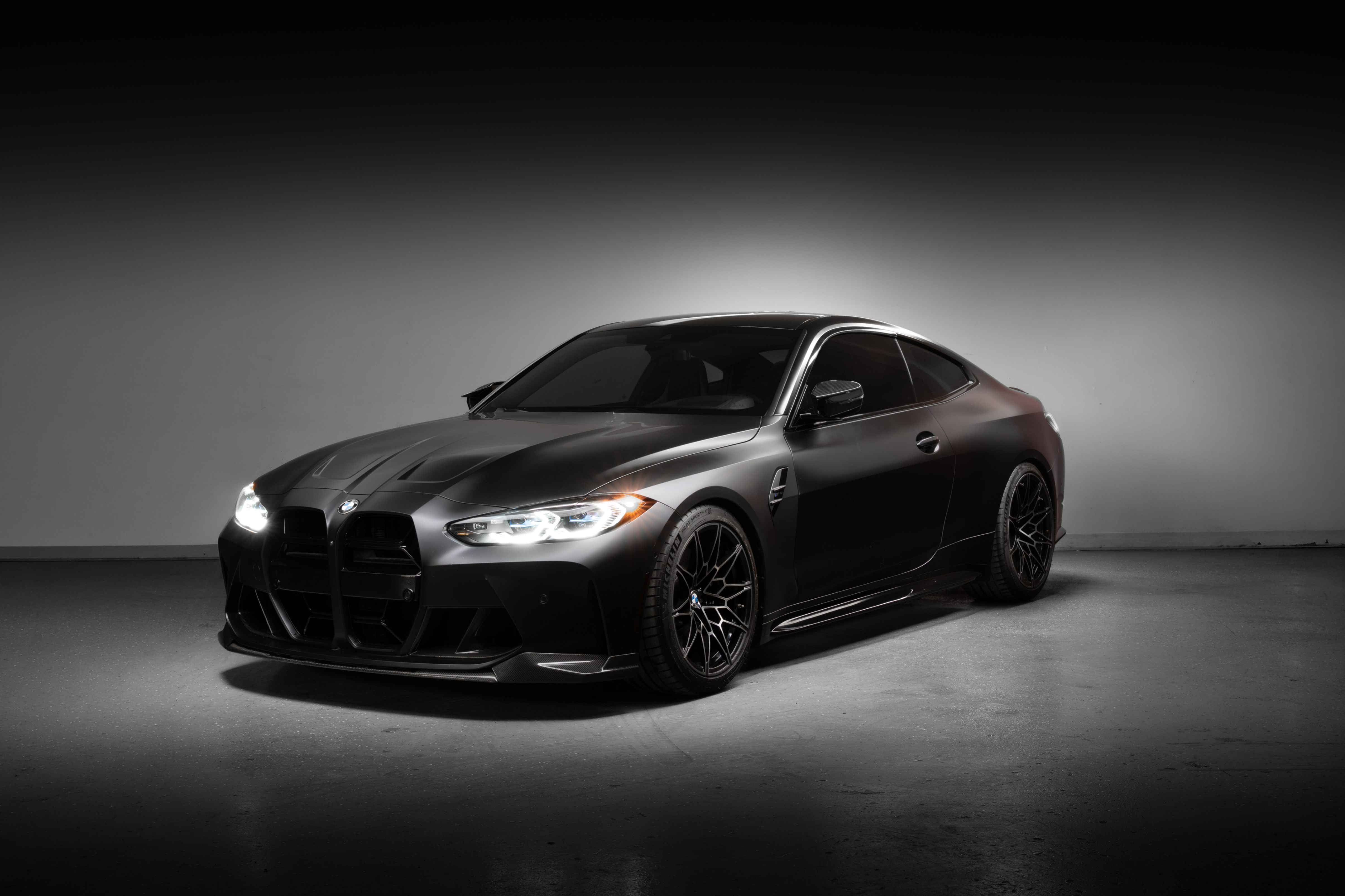 Black 2023 BMW M4 Coupe Rear-Wheel Drive Manual