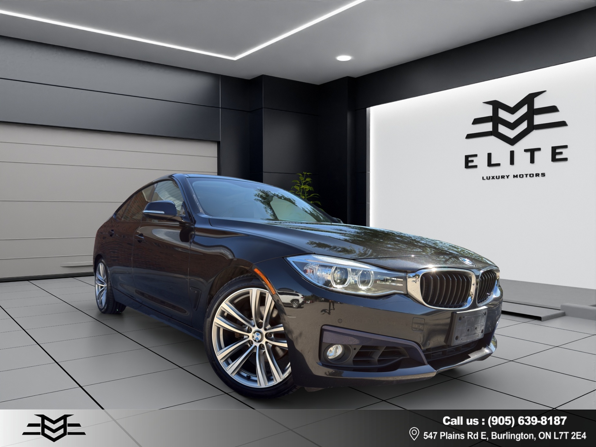 Black 2016 BMW 3 Series Gran Turismo Wagon All-Wheel Drive Automatic