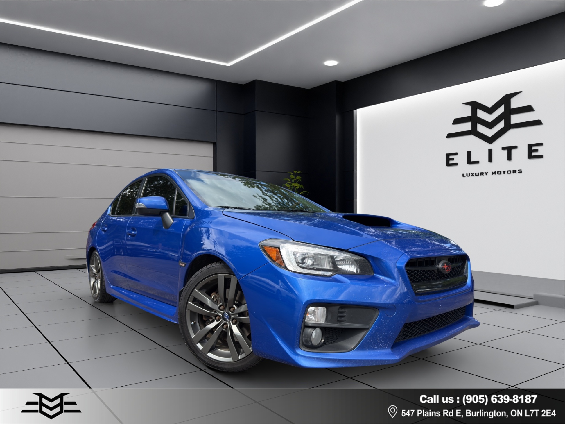 Blue 2016 Subaru WRX Sedan Automatic