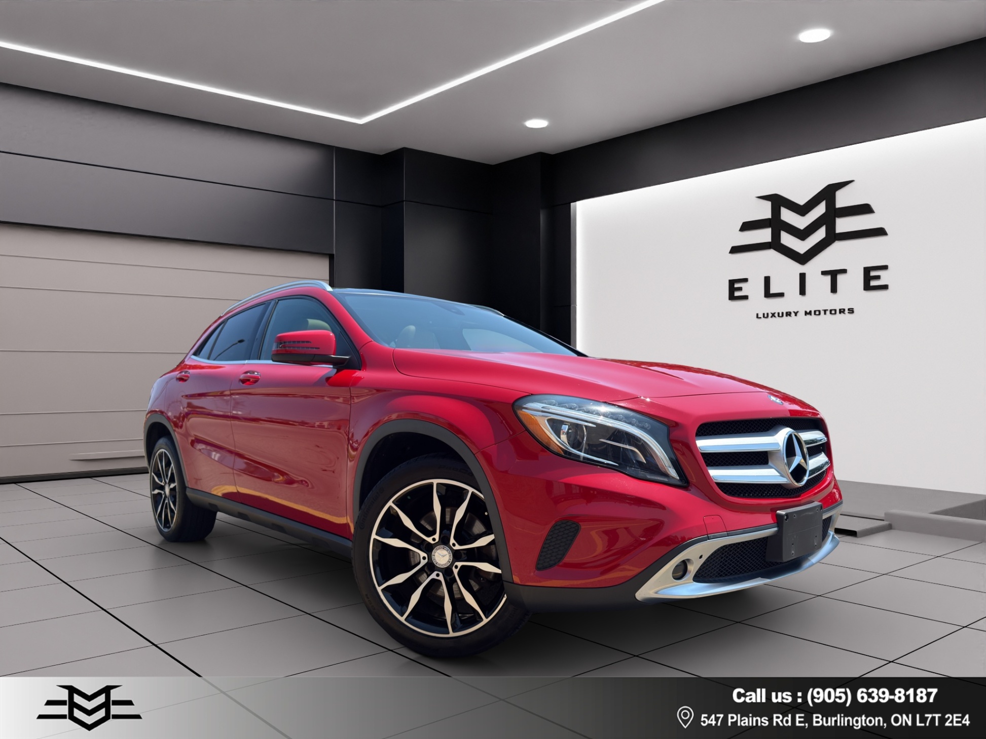 Red 2017 Mercedes-Benz GLA SUV / Crossover All-Wheel Drive Automatic