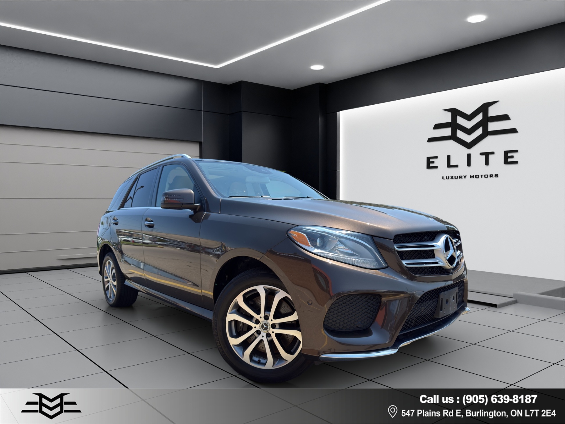 Brown 2017 Mercedes-Benz GLE SUV / Crossover All-Wheel Drive Automatic