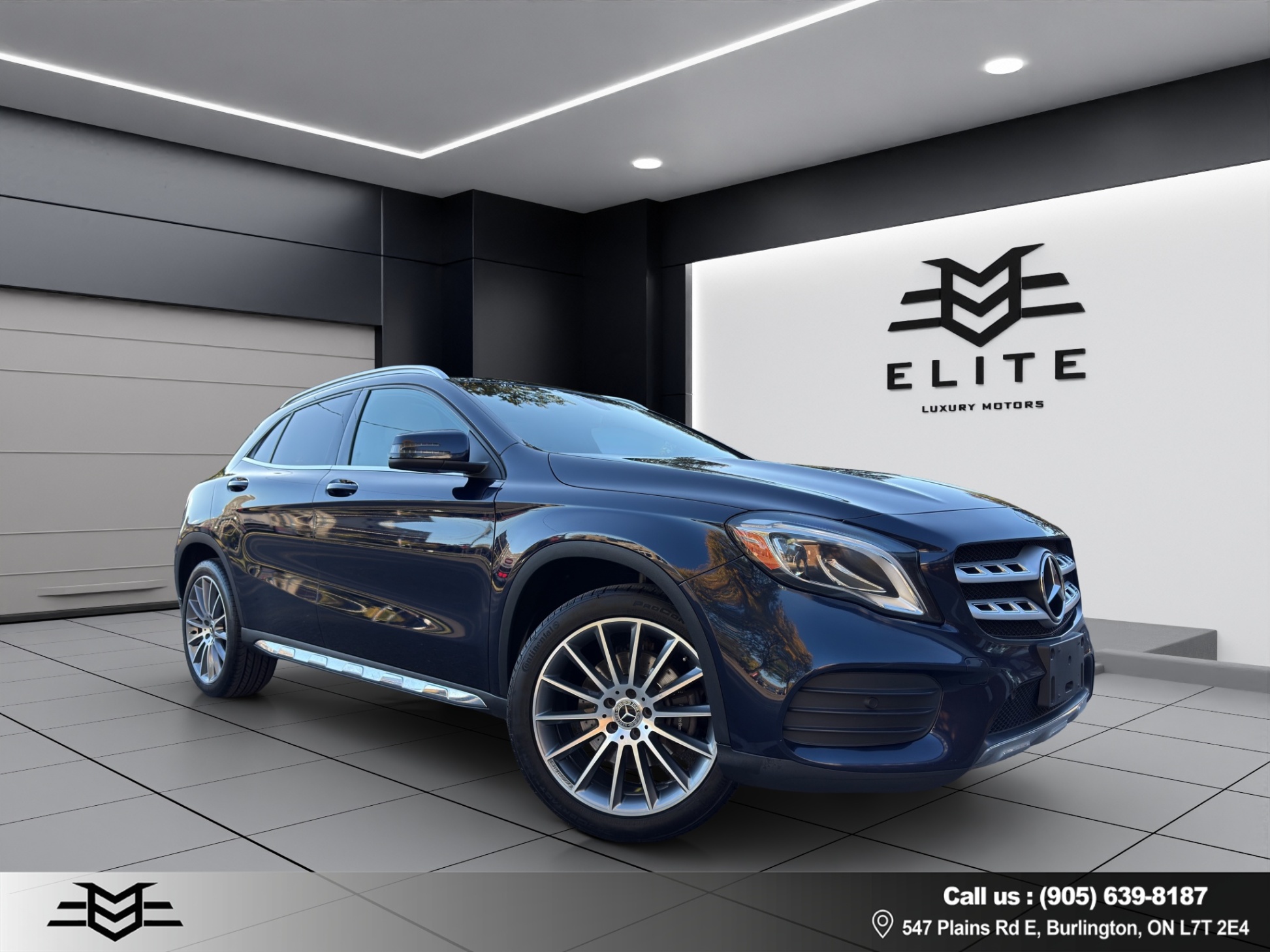 Blue 2018 Mercedes-Benz GLA SUV / Crossover All-Wheel Drive Automatic