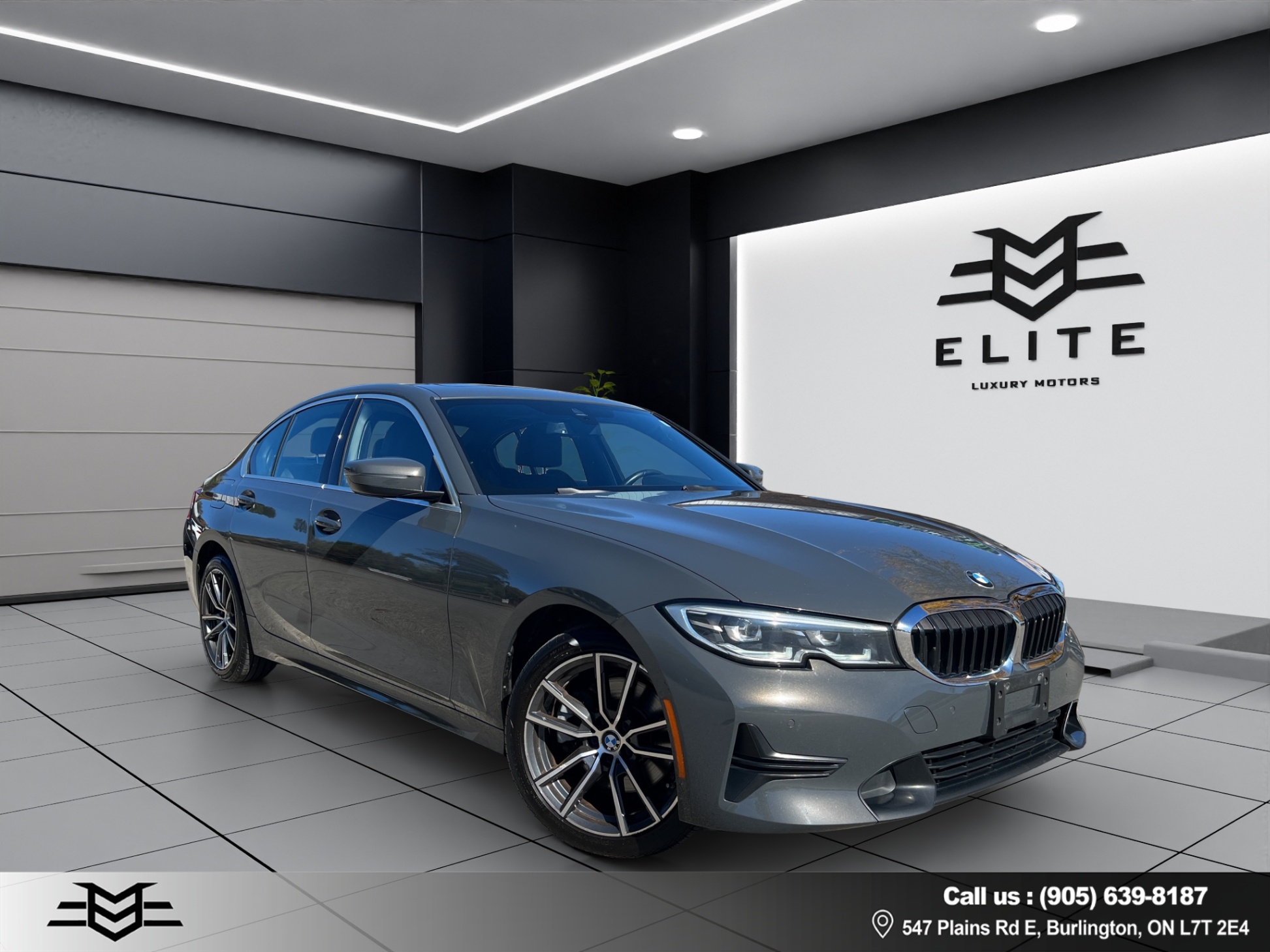 Gray 2019 BMW 3 Series Sedan All-Wheel Drive Automatic