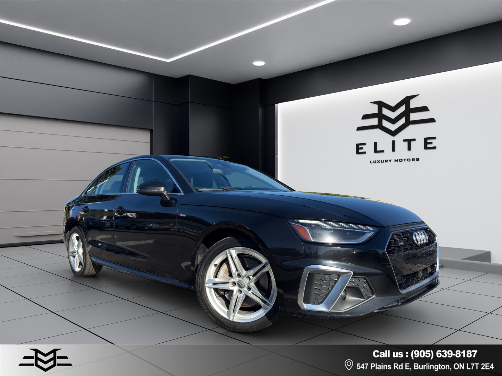 Black 2020 Audi A4 Sedan Automatic