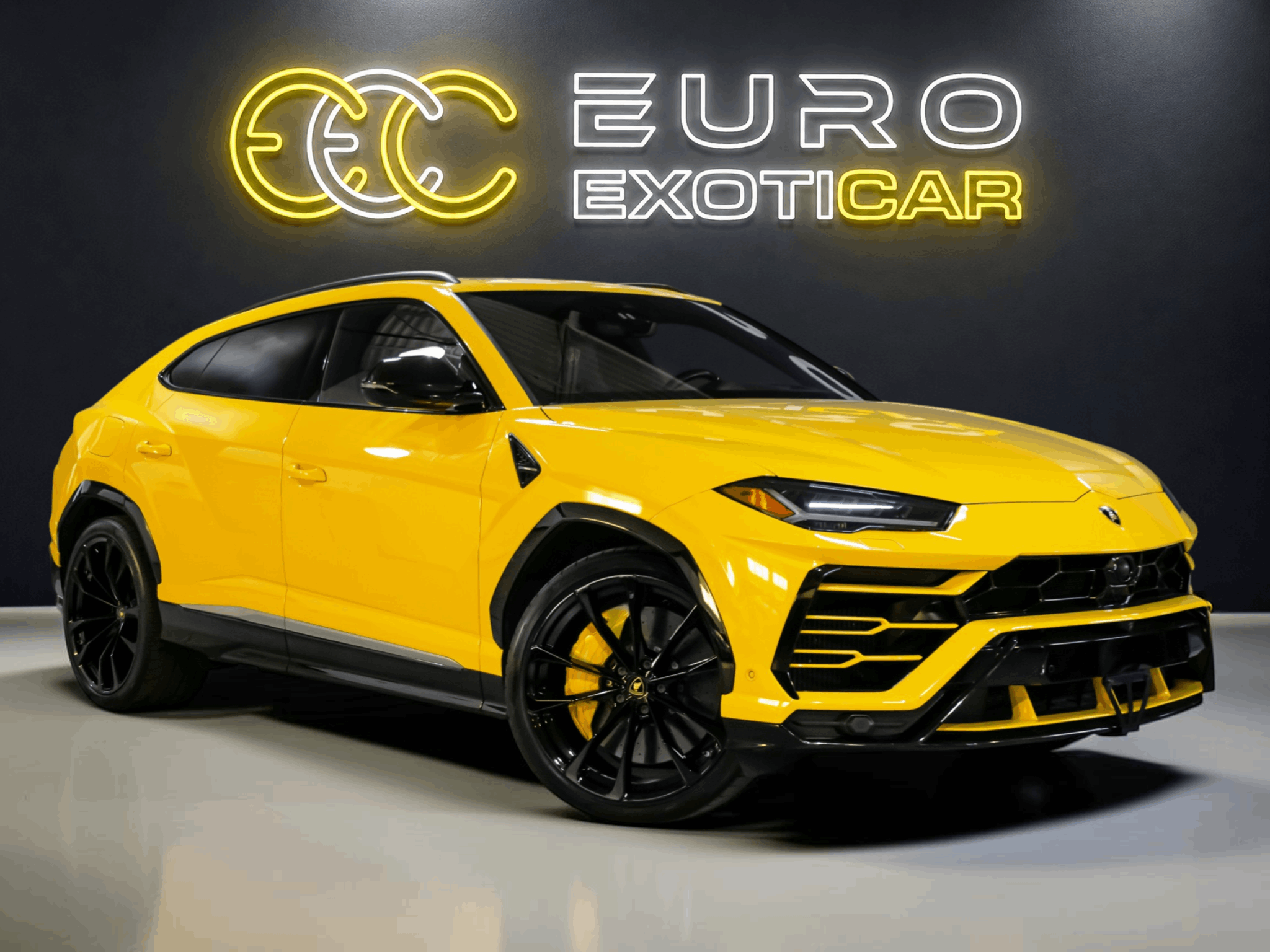 Yellow 2019 Lamborghini Urus SUV / Crossover All-Wheel Drive Automatic