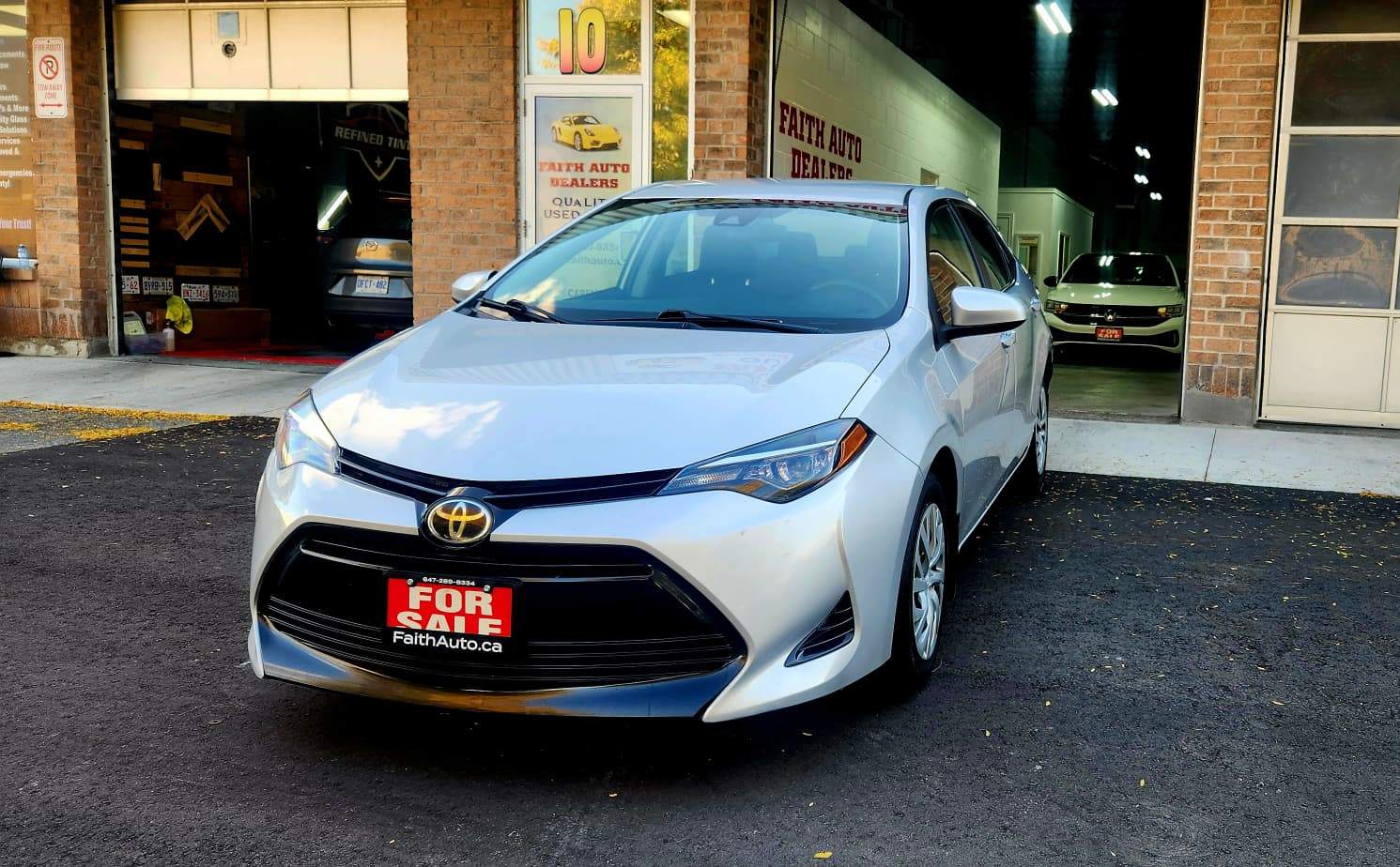 Silver 2017 Toyota Corolla Sedan Front-Wheel Drive Automatic
