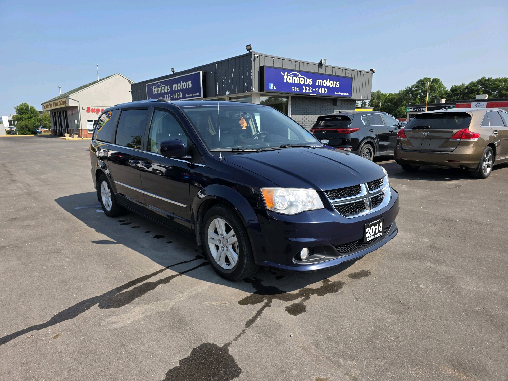 Blue 2014 Dodge Grand Caravan Minivan Automatic