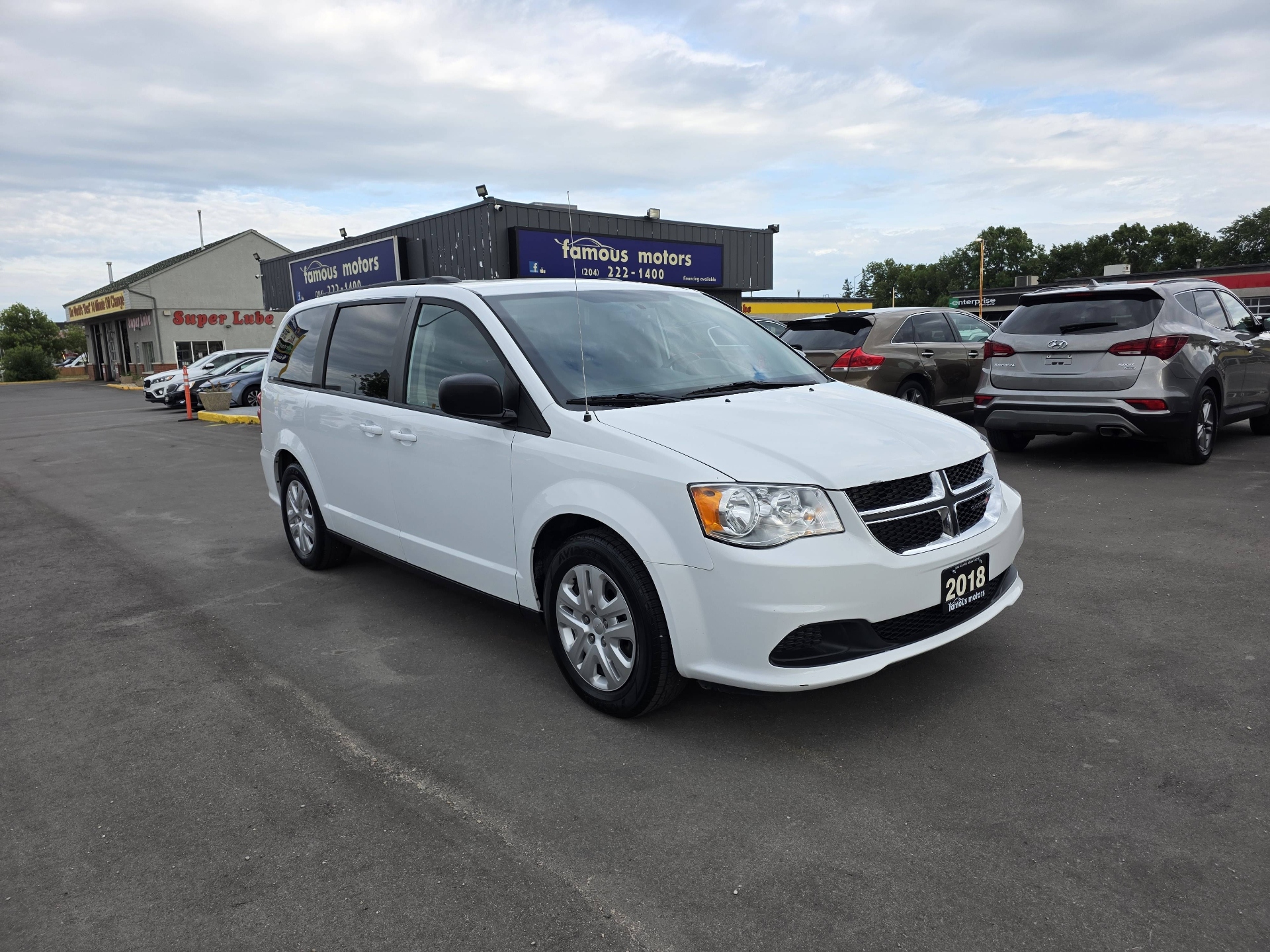 White 2018 Dodge Grand Caravan Minivan Front-Wheel Drive Automatic