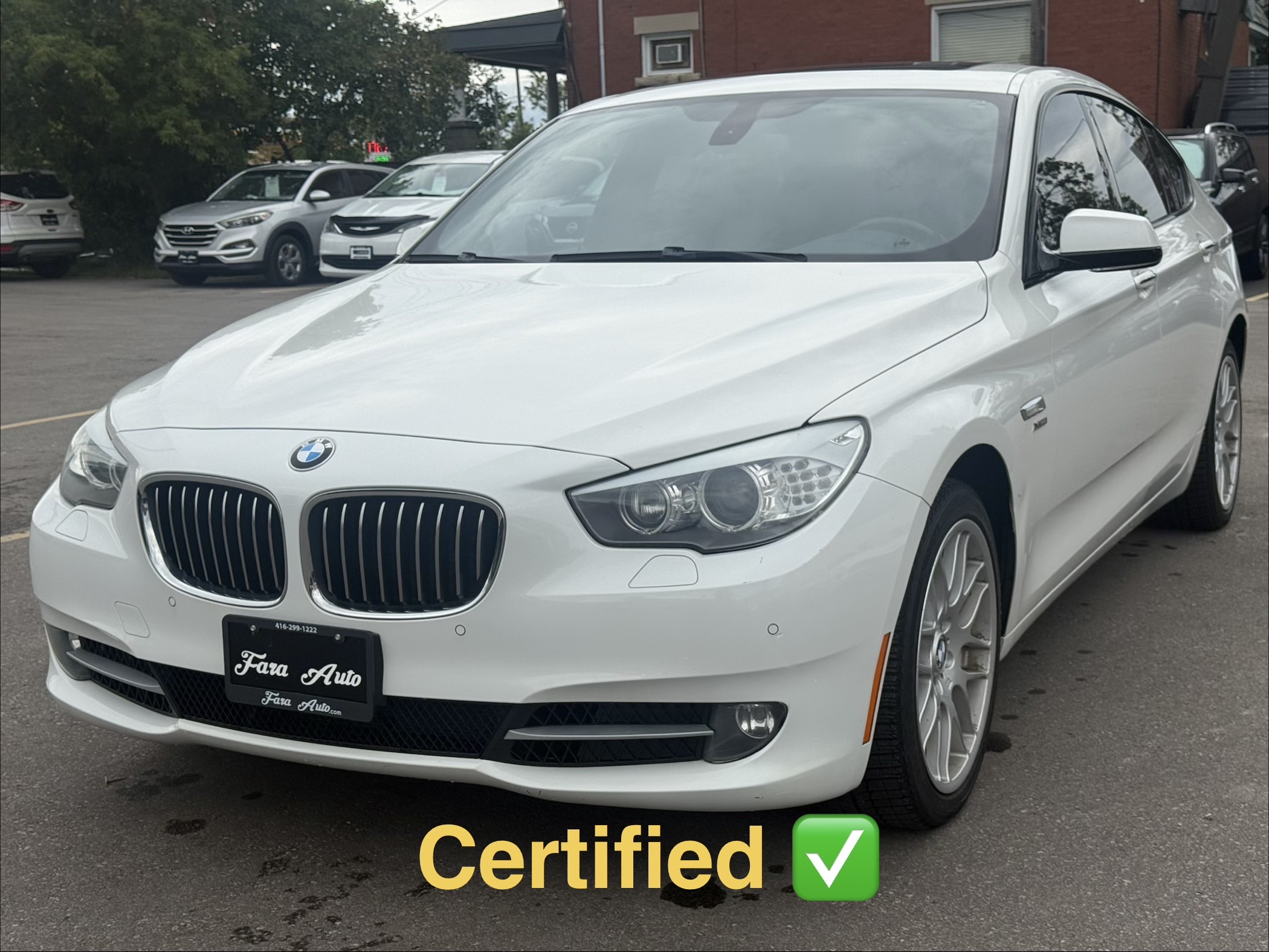 White 2011 BMW 5 Series Gran Turismo Wagon All-Wheel Drive Automatic