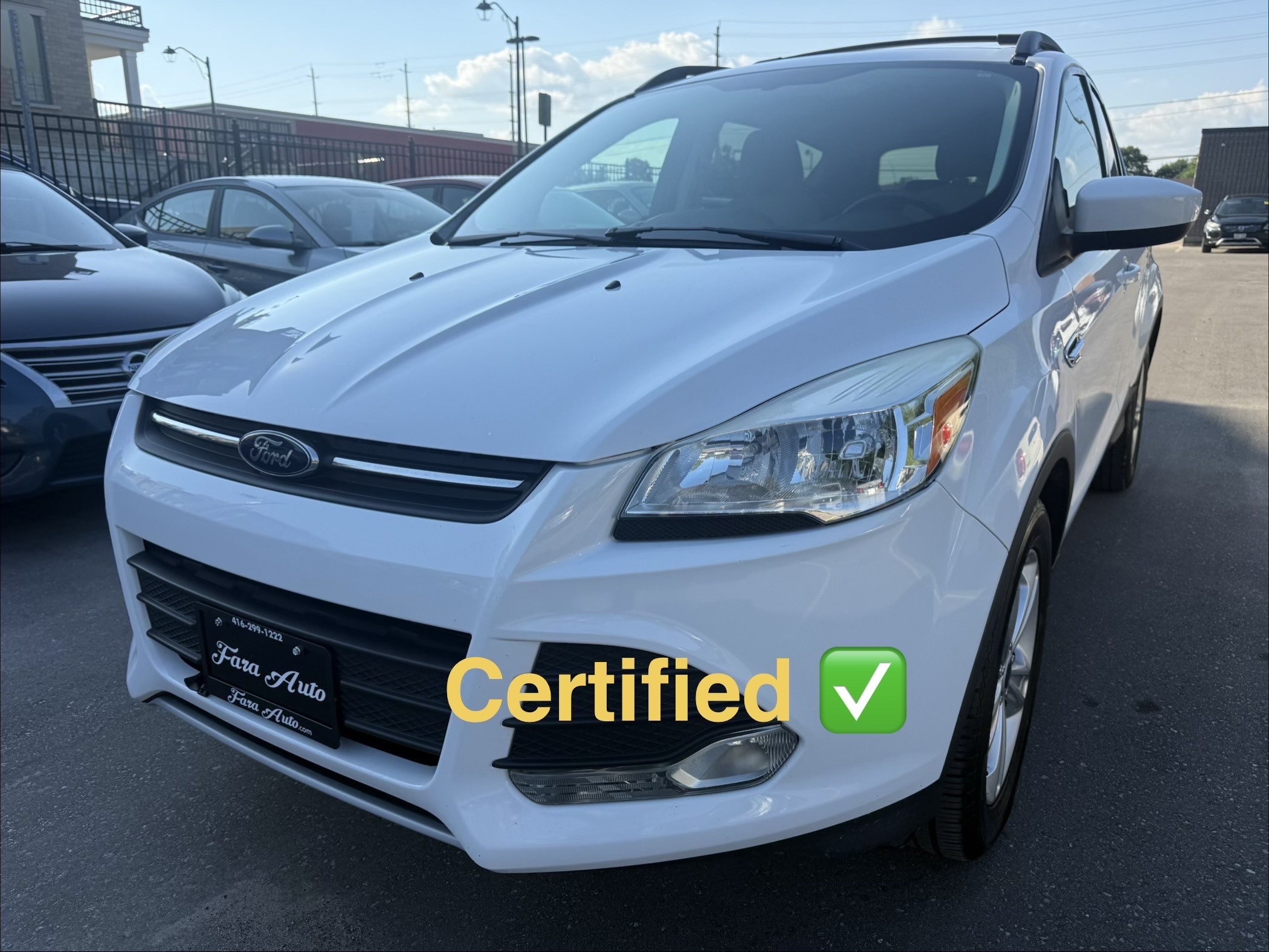 White 2014 Ford Escape SUV / Crossover All-Wheel Drive Automatic
