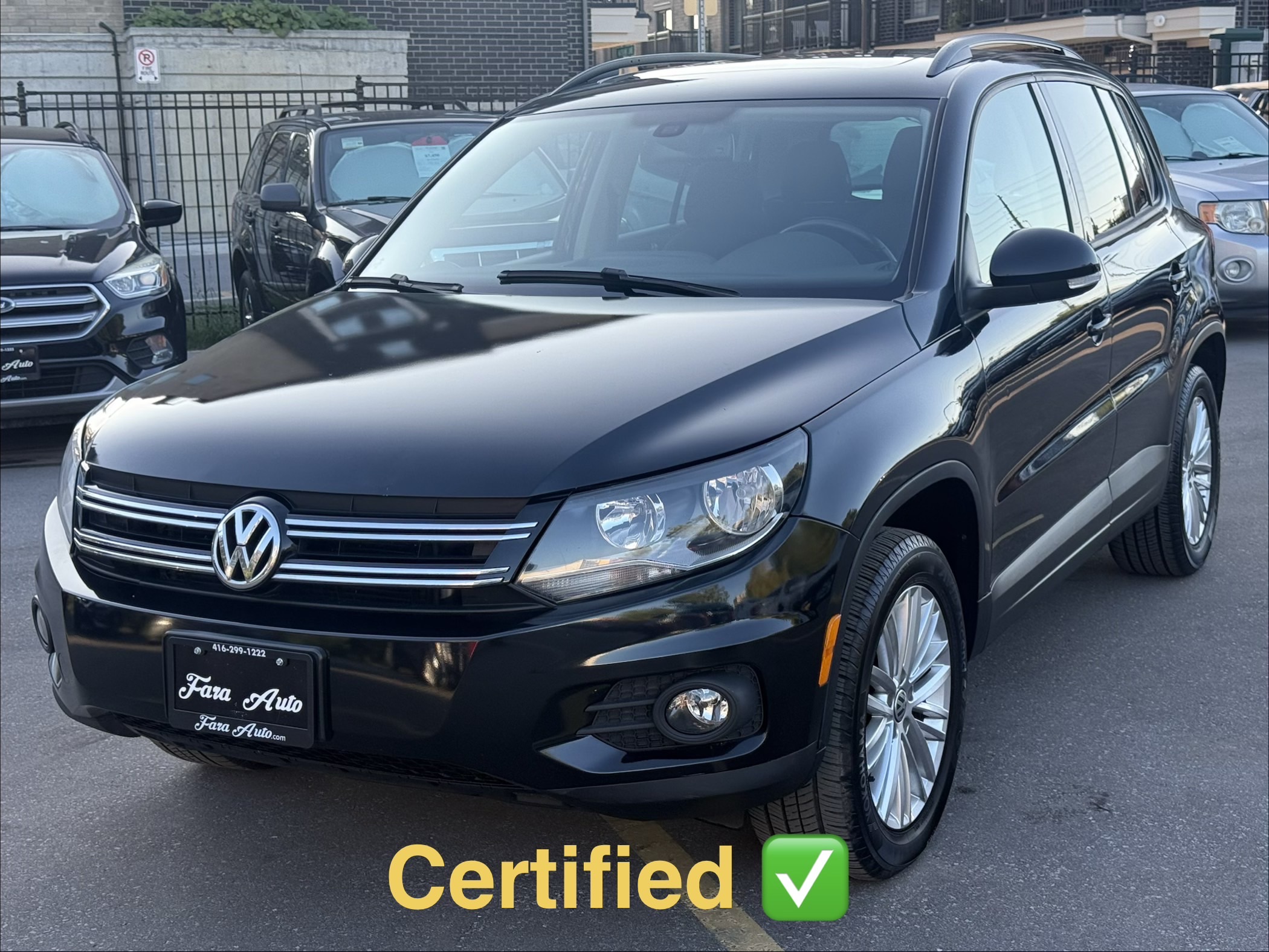 Black 2015 Volkswagen Tiguan SUV / Crossover Automatic