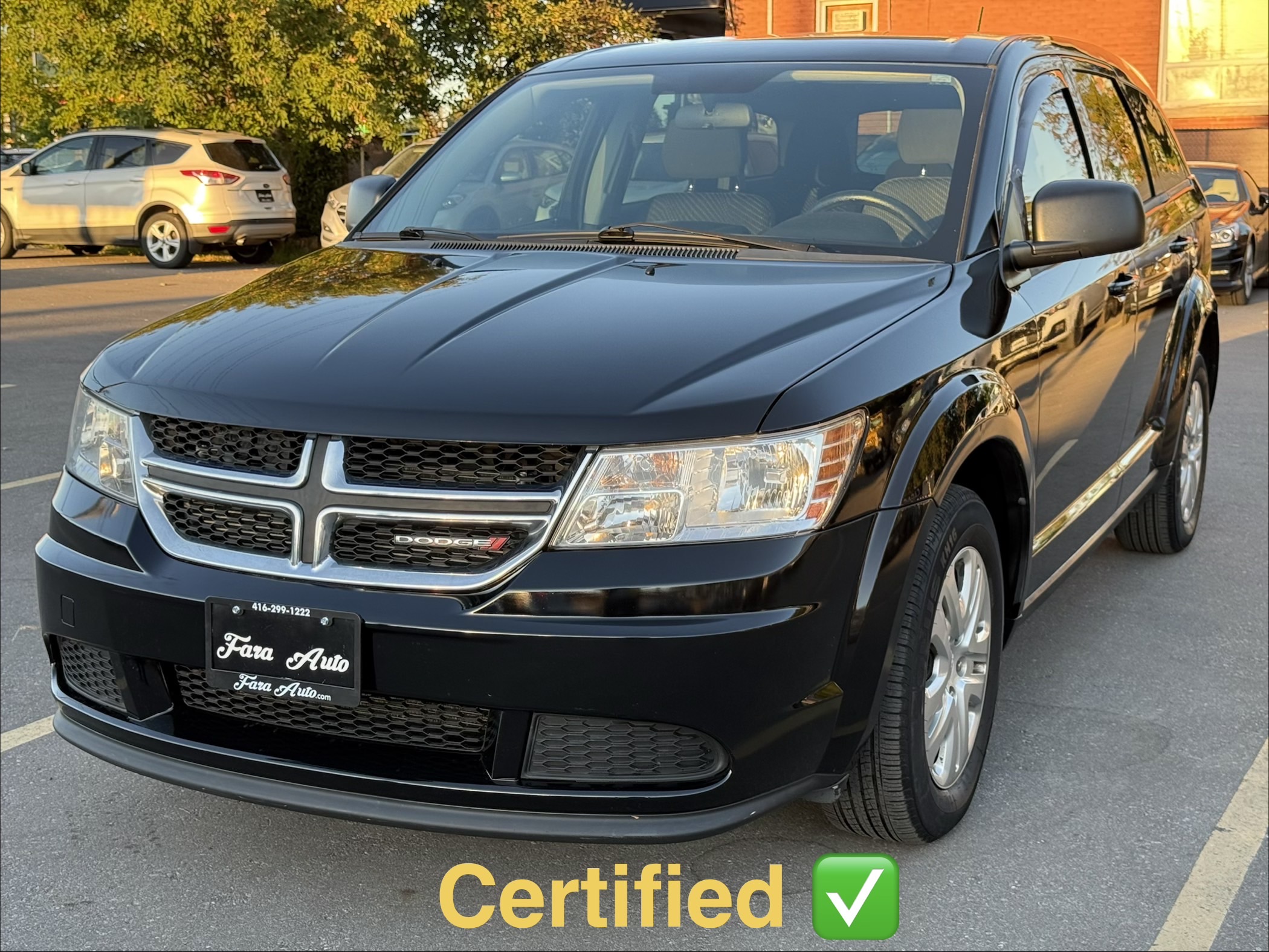 Black 2016 Dodge Journey SUV / Crossover Automatic