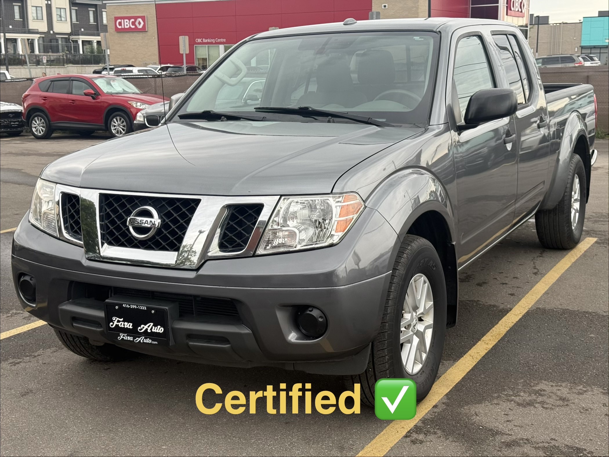 Gray 2017 Nissan Frontier Pickup Truck Four-Wheel Drive Automatic