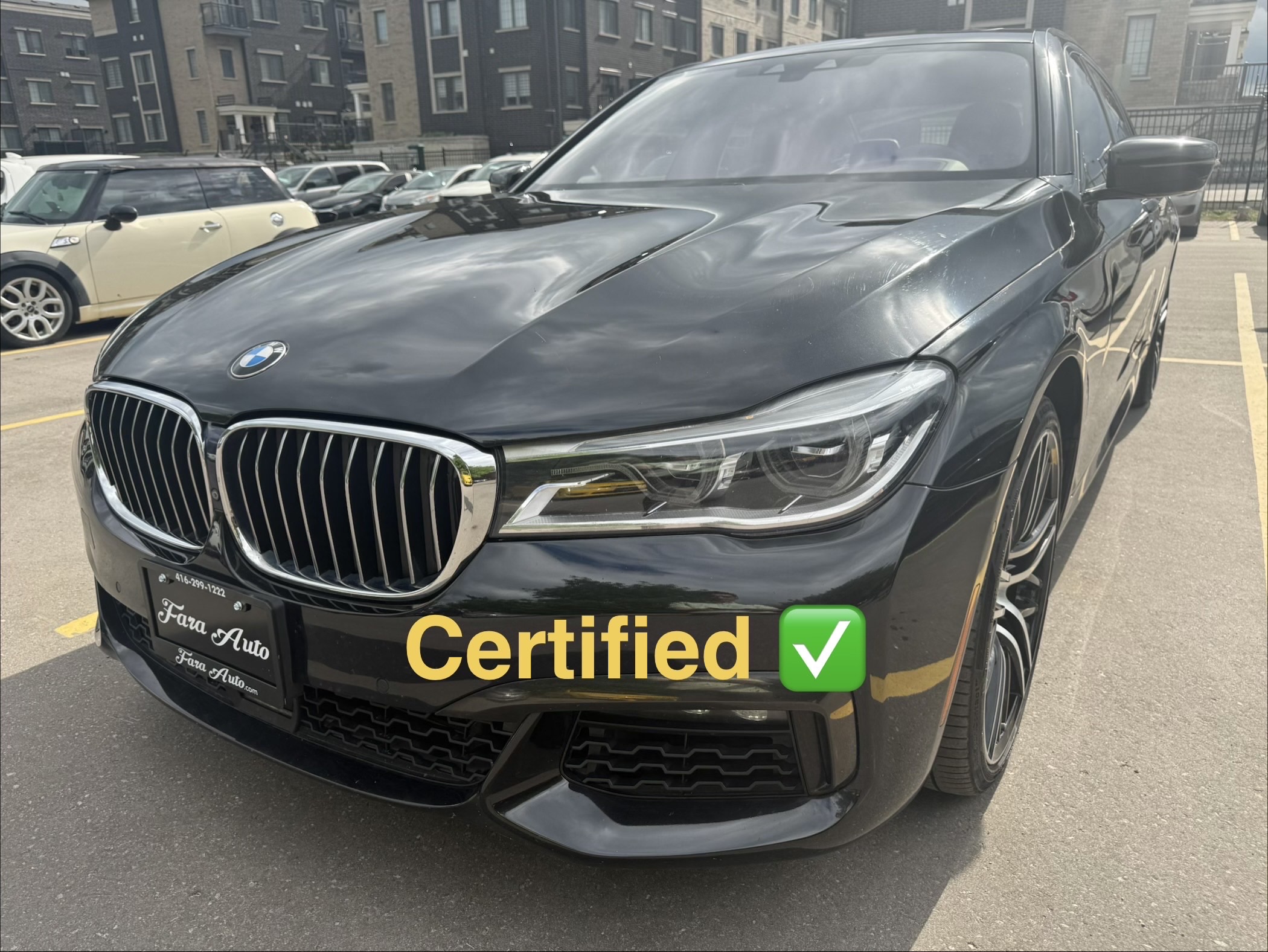 Black 2019 BMW 7 Series 750i xDrive AWD Sedan All-Wheel Drive Automatic
