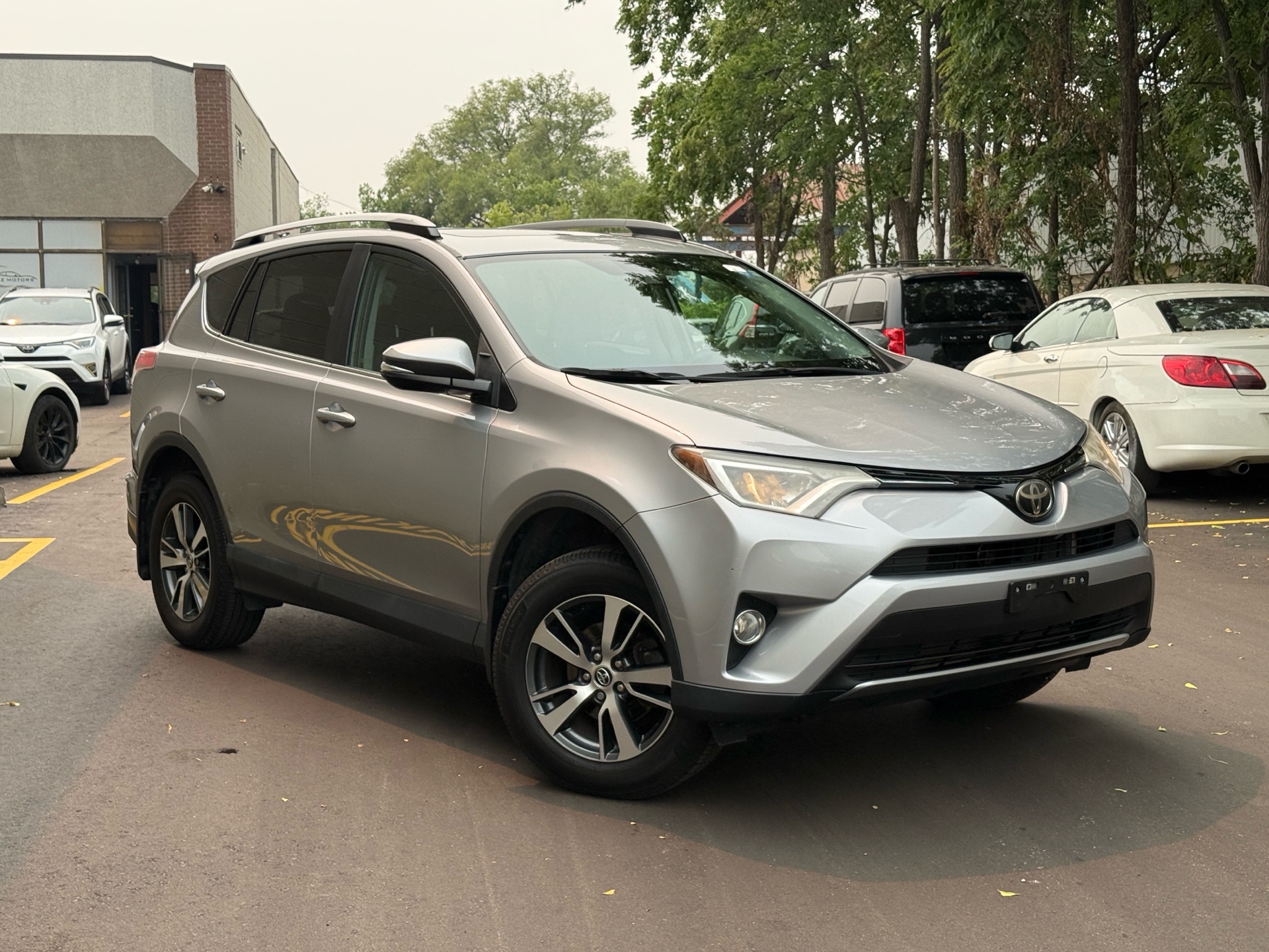 Metallic Silver 2017 Toyota RAV4 SUV / Crossover All-Wheel Drive Automatic