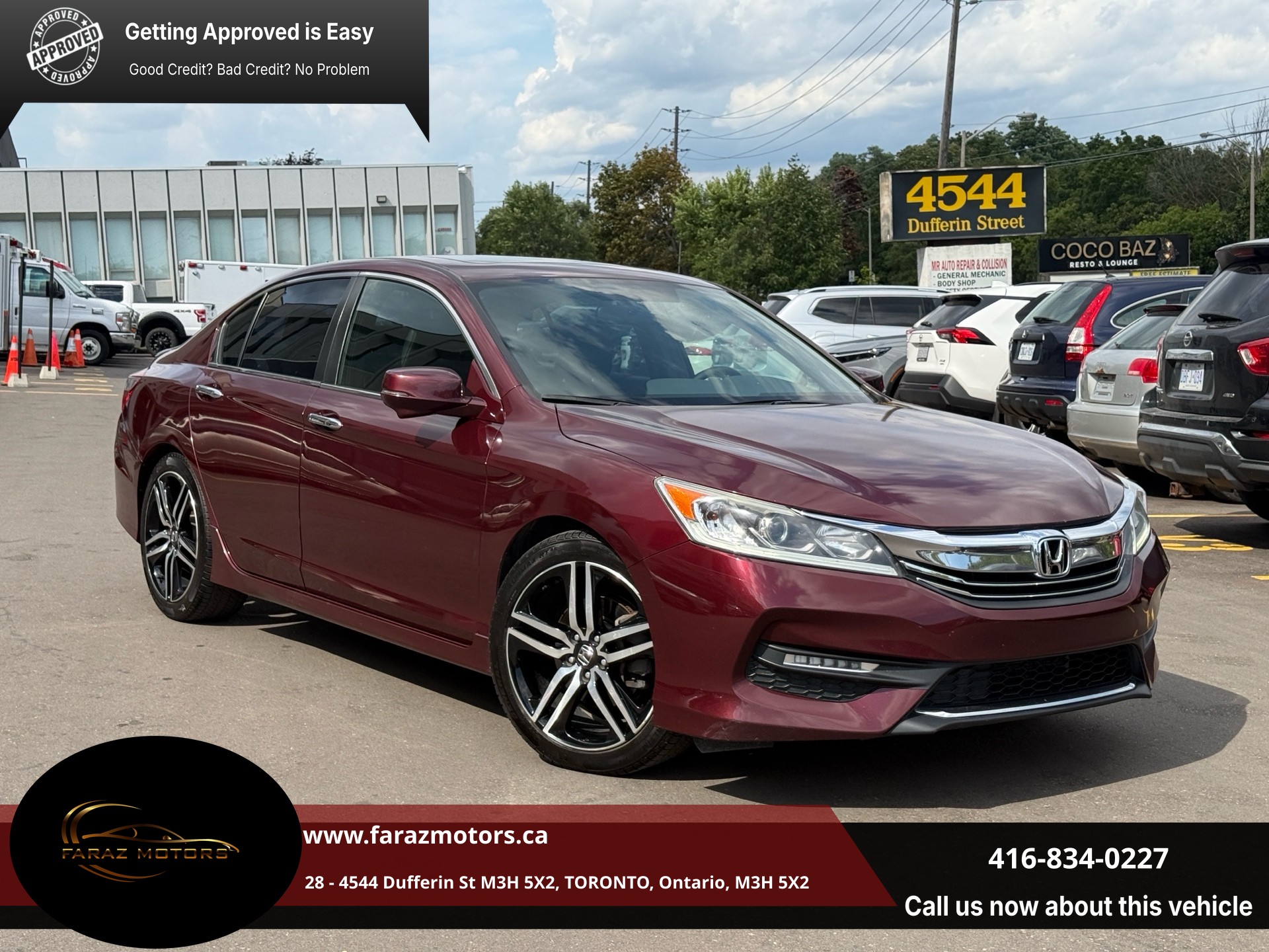 Brown 2016 Honda Accord Sedan Front-Wheel Drive Automatic
