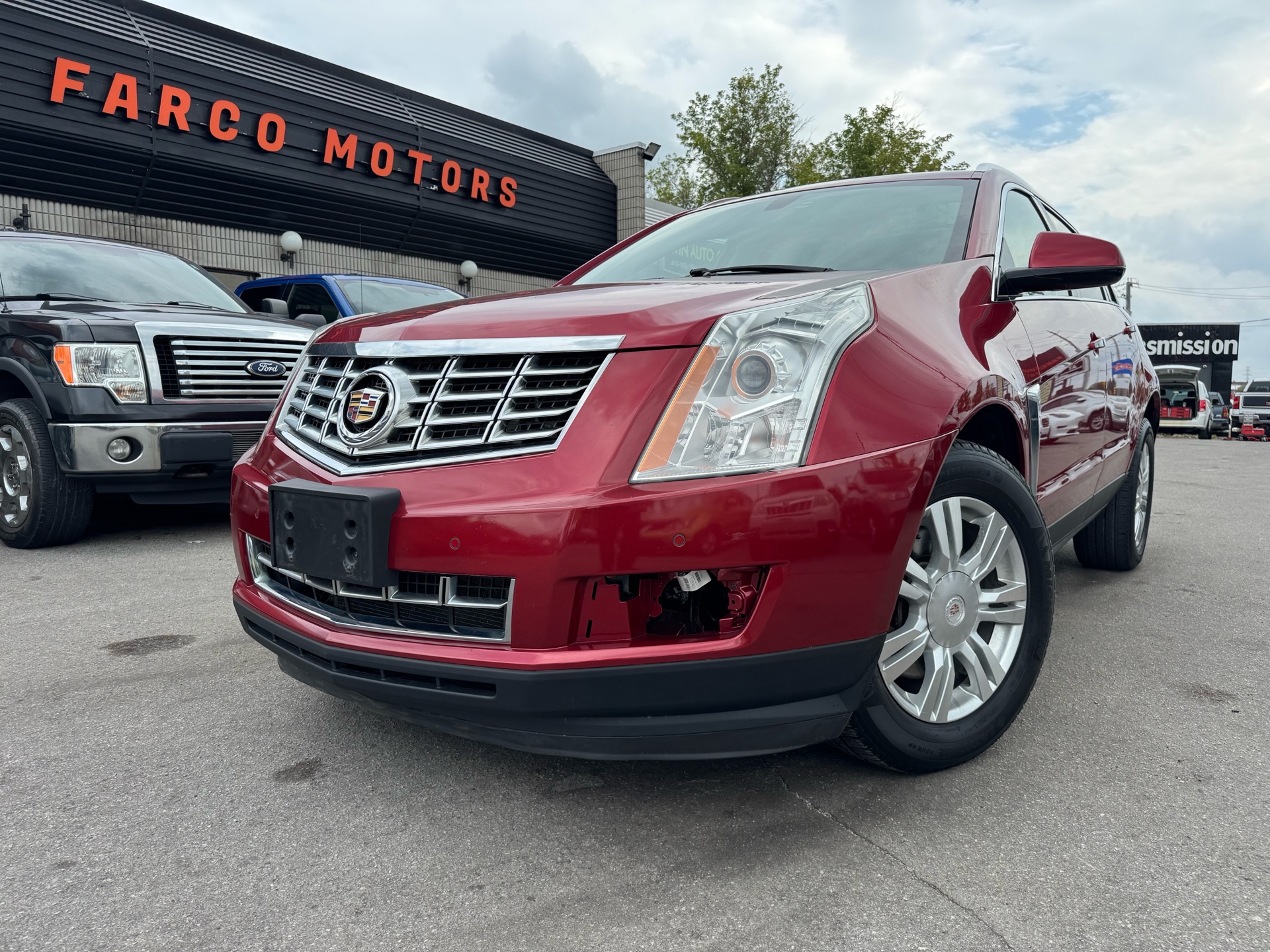 Red 2015 Cadillac SRX SUV / Crossover All-Wheel Drive Automatic