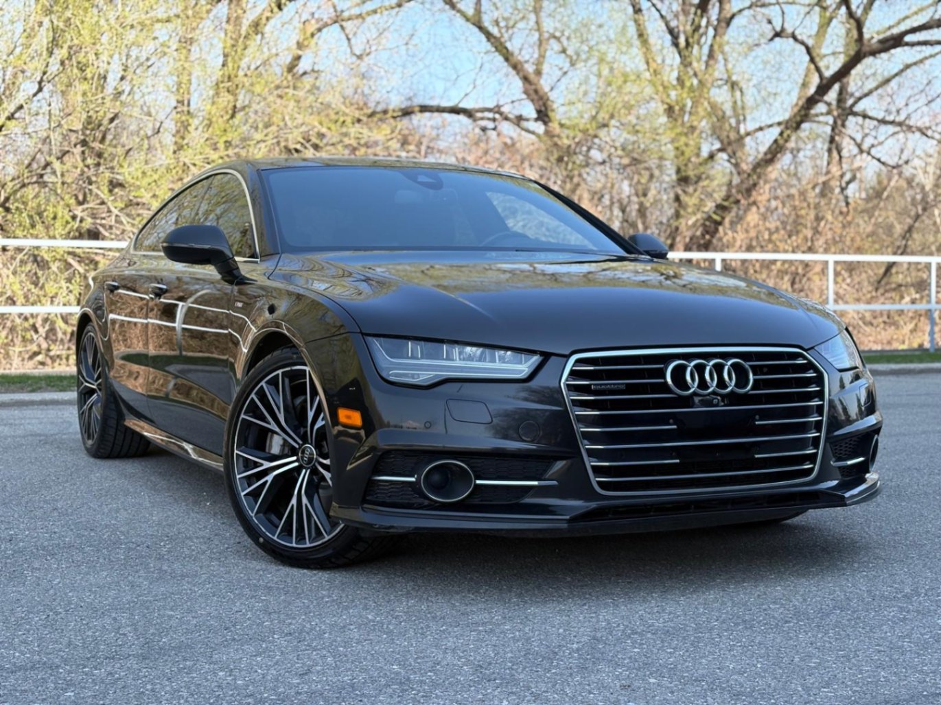 Black 2017 Audi A7 3.0T quattro Technik AWD Sedan Automatic