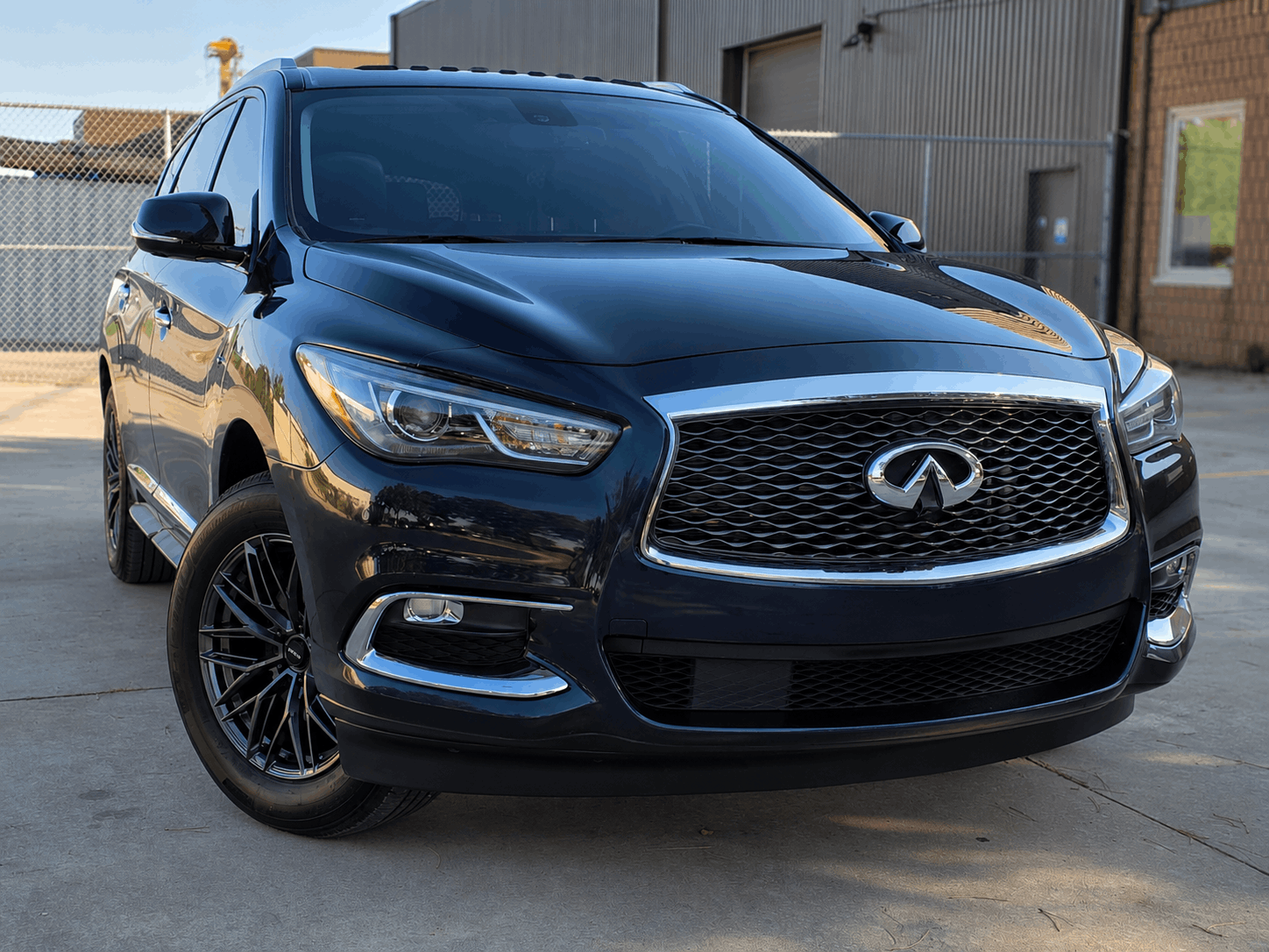 Blue 2017 INFINITI QX60 AWD SUV / Crossover All-Wheel Drive Automatic