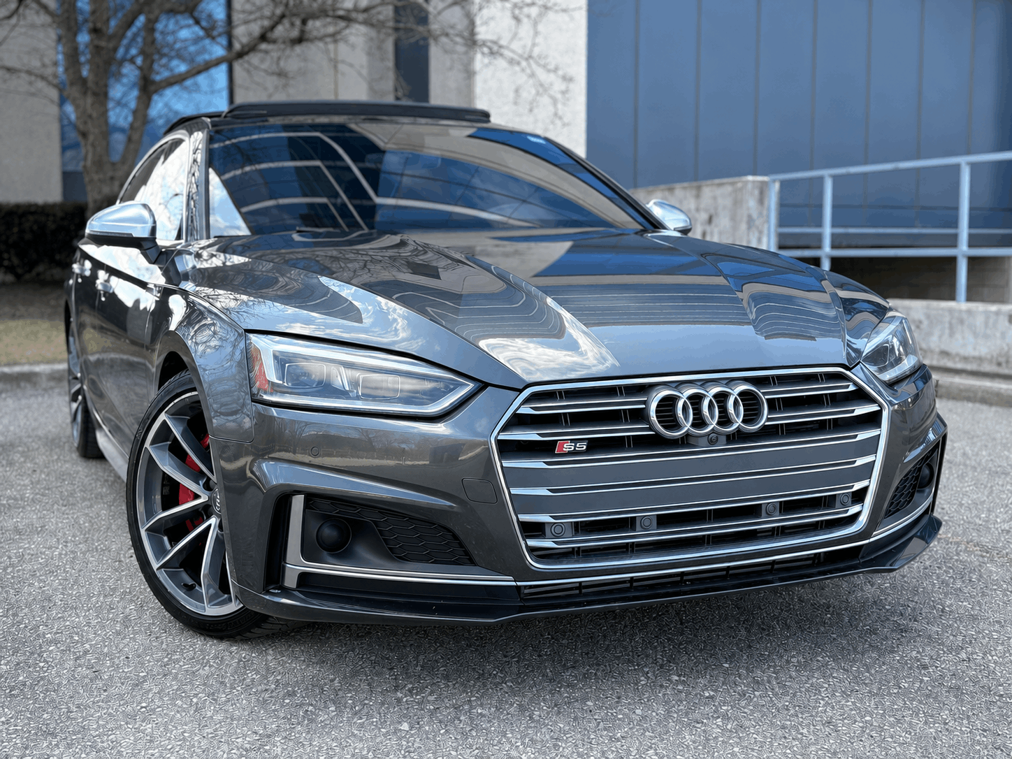 Gray 2018 Audi S5 Sportback 3.0 TFSI quattro Technik AWD Sedan Automatic