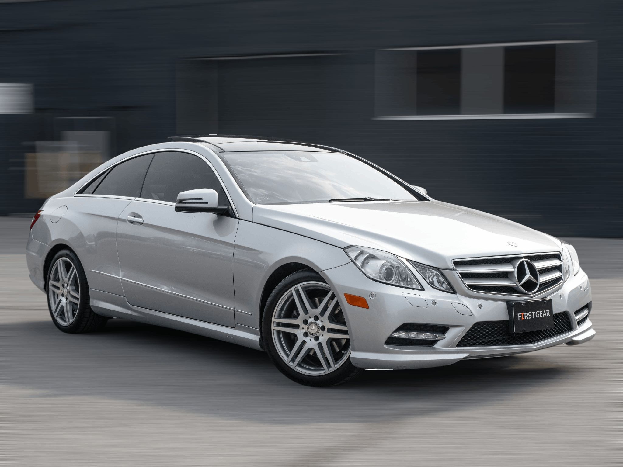Silver 2013 Mercedes-Benz E-Class Coupe All-Wheel Drive Automatic