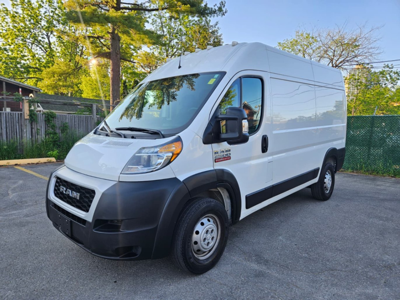 White 2020 RAM ProMaster 2500 136 High Roof Cargo Van FWD Van Front-Wheel Drive Automatic