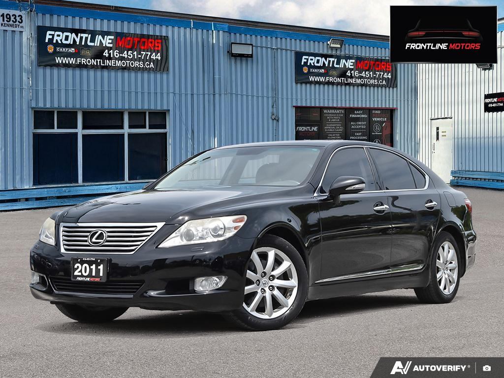 Black 2011 Lexus LS Sedan Rear-Wheel Drive Automatic