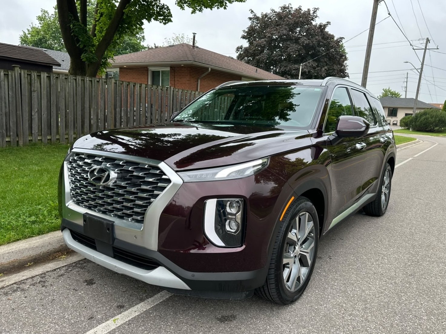 Red (Burgundy) 2020 Hyundai Palisade Luxury 7 Seat AWD SUV / Crossover Automatic