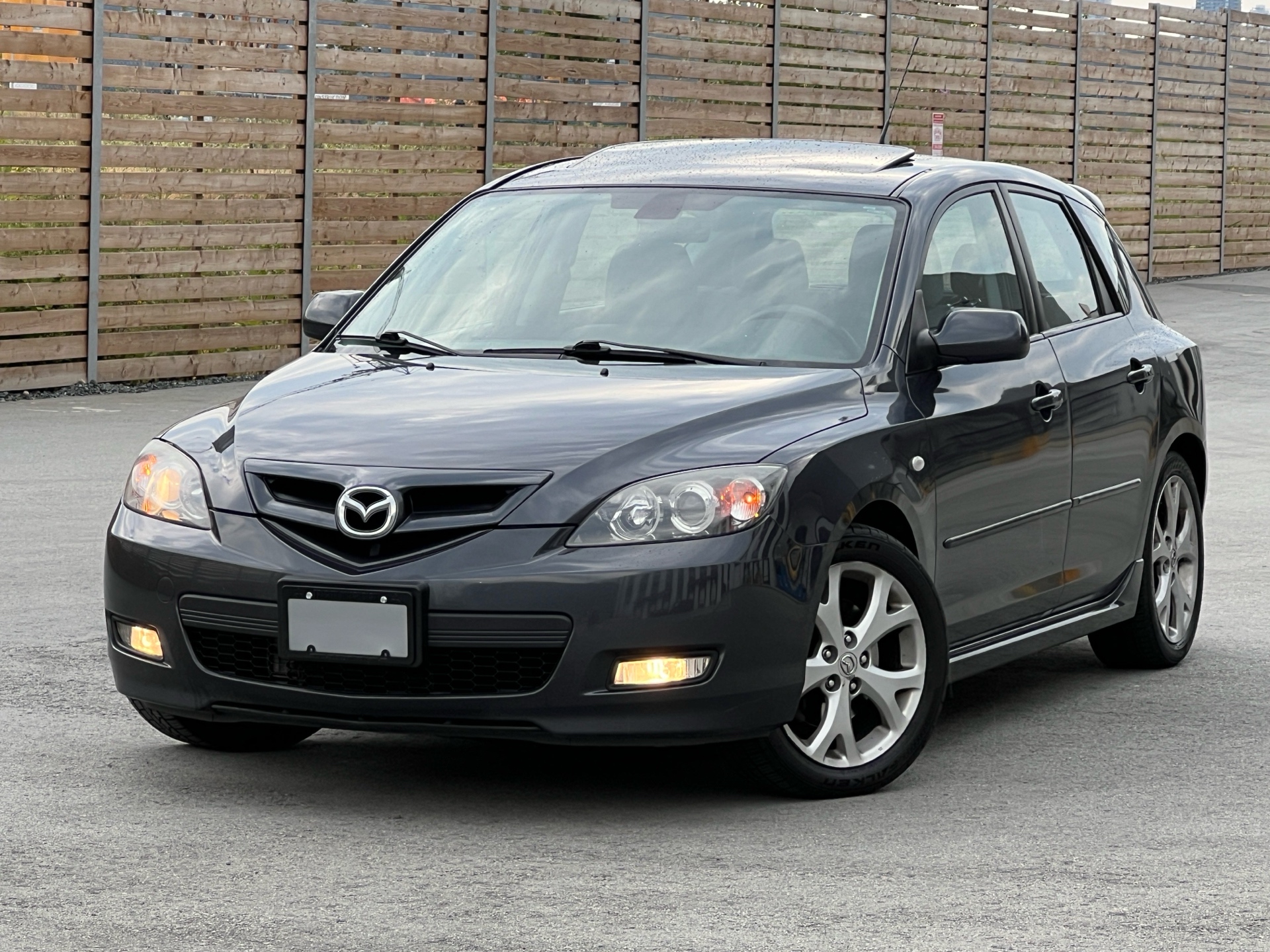 Gray 2007 Mazda MAZDA3 Hatchback Front-Wheel Drive Automatic