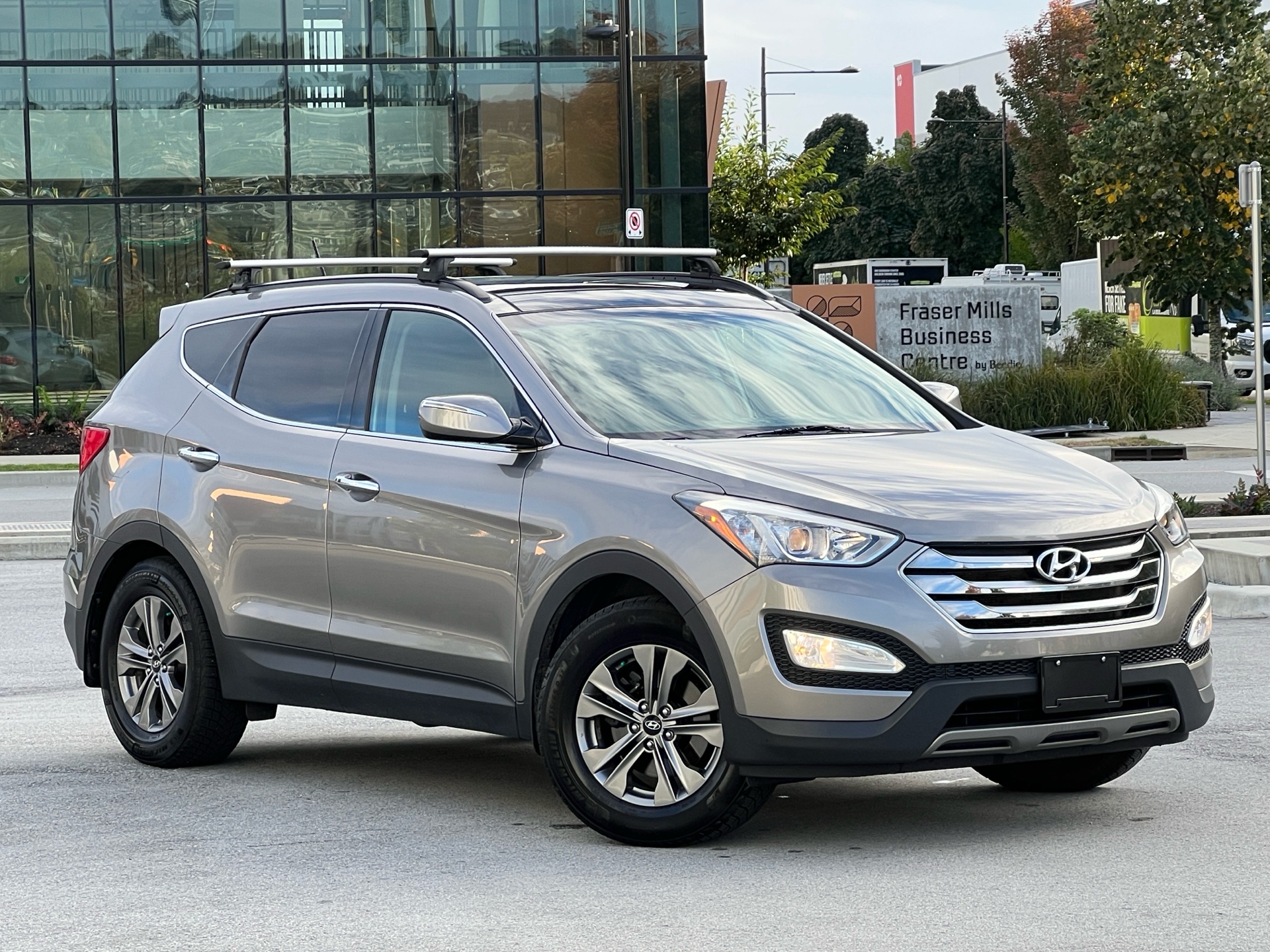 Gray 2015 Hyundai Santa Fe Sport SUV / Crossover  Automatic