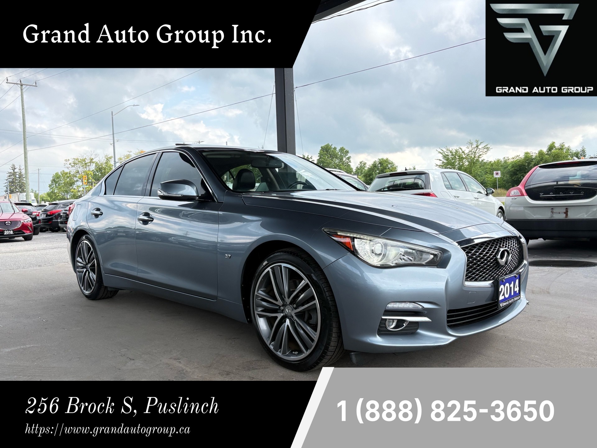 Metallic Surf Blue 2014 INFINITI Q50 Sedan All-Wheel Drive Automatic