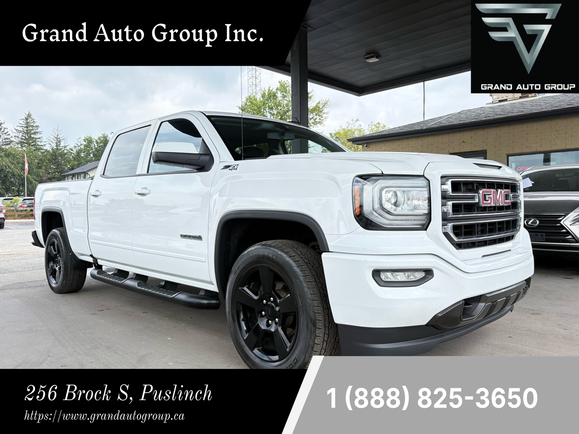 White 2017 GMC Sierra 1500 Pickup Truck Four-Wheel Drive Automatic