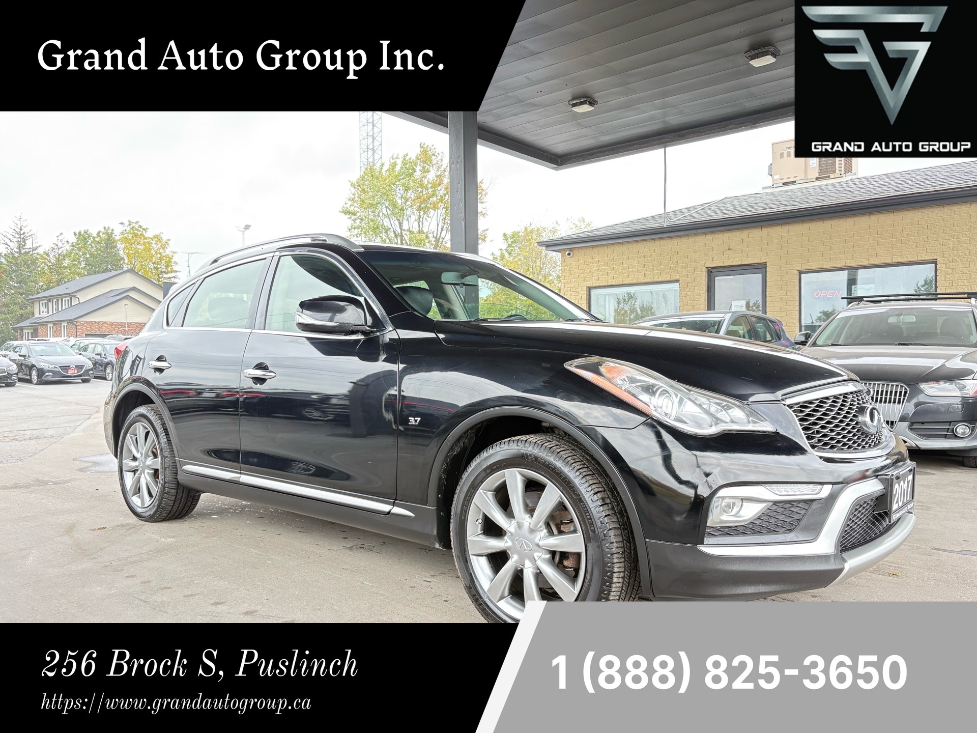 Black 2017 INFINITI QX50 SUV / Crossover All-Wheel Drive Automatic