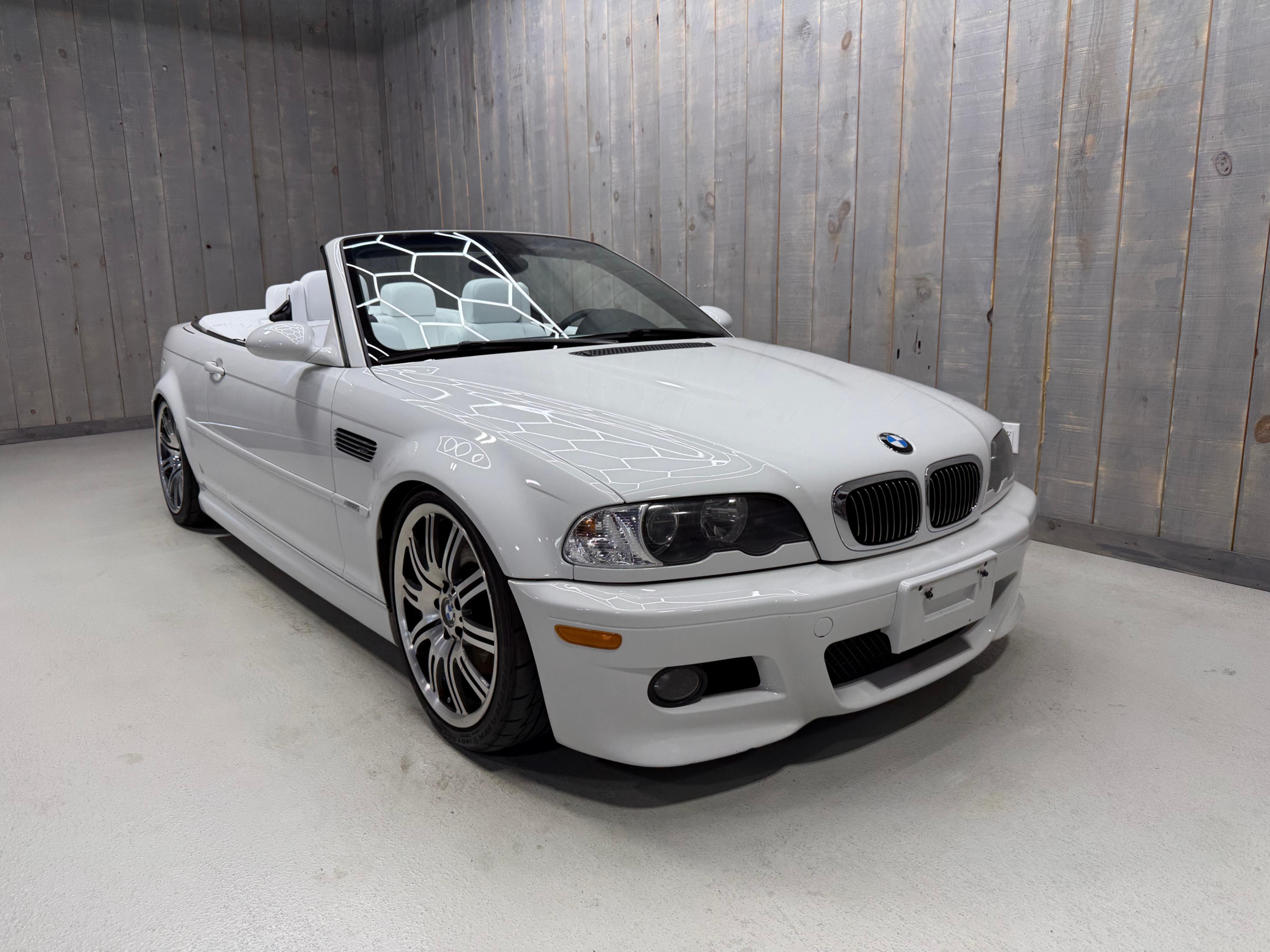White 2004 BMW M3 Convertible RWD Convertible Rear-Wheel Drive Automatic