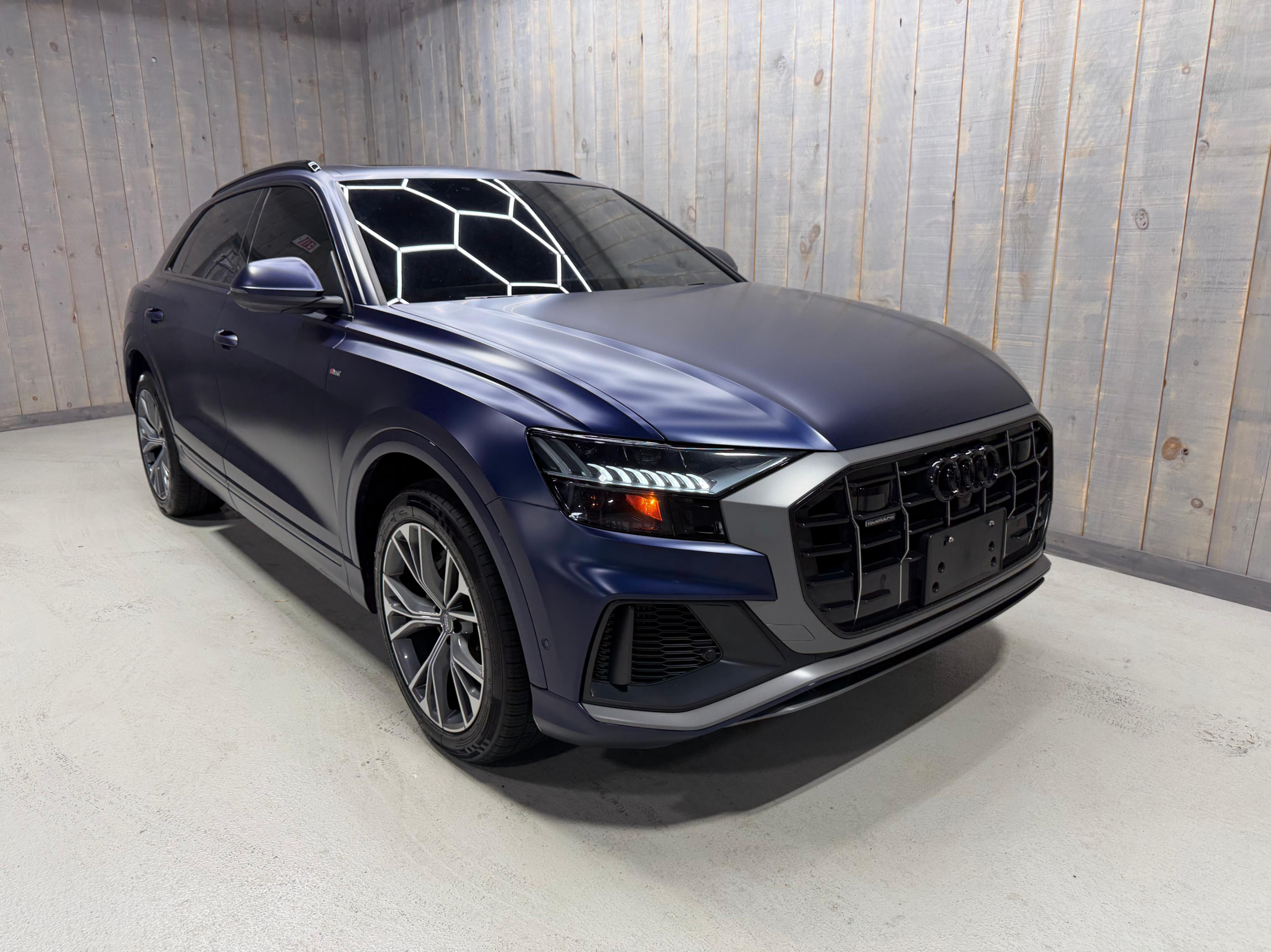 Blue 2020 Audi Q8 quattro Technik 55 TFSI SUV / Crossover Automatic