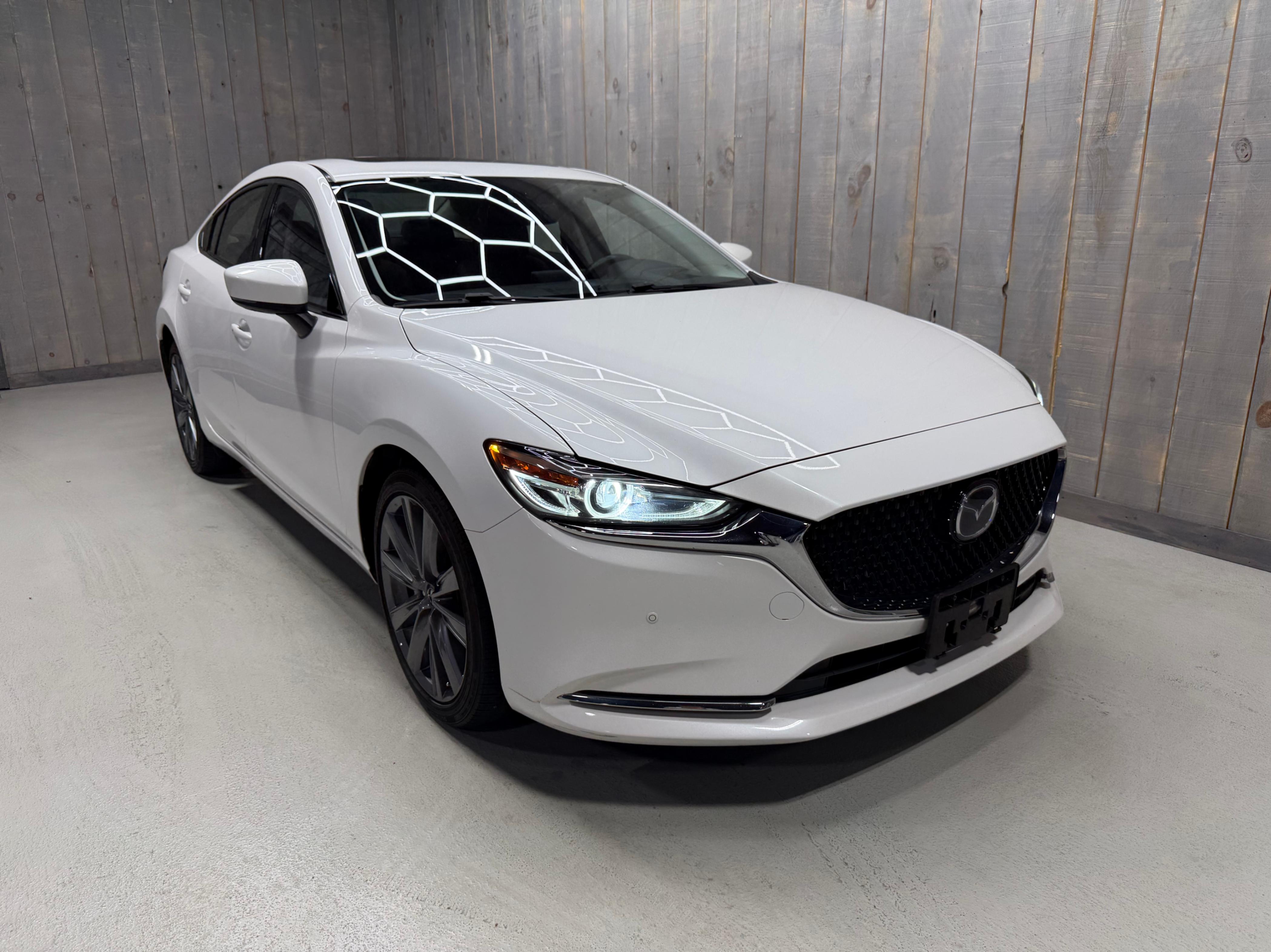White 2020 Mazda MAZDA6 GT FWD Sedan Automatic