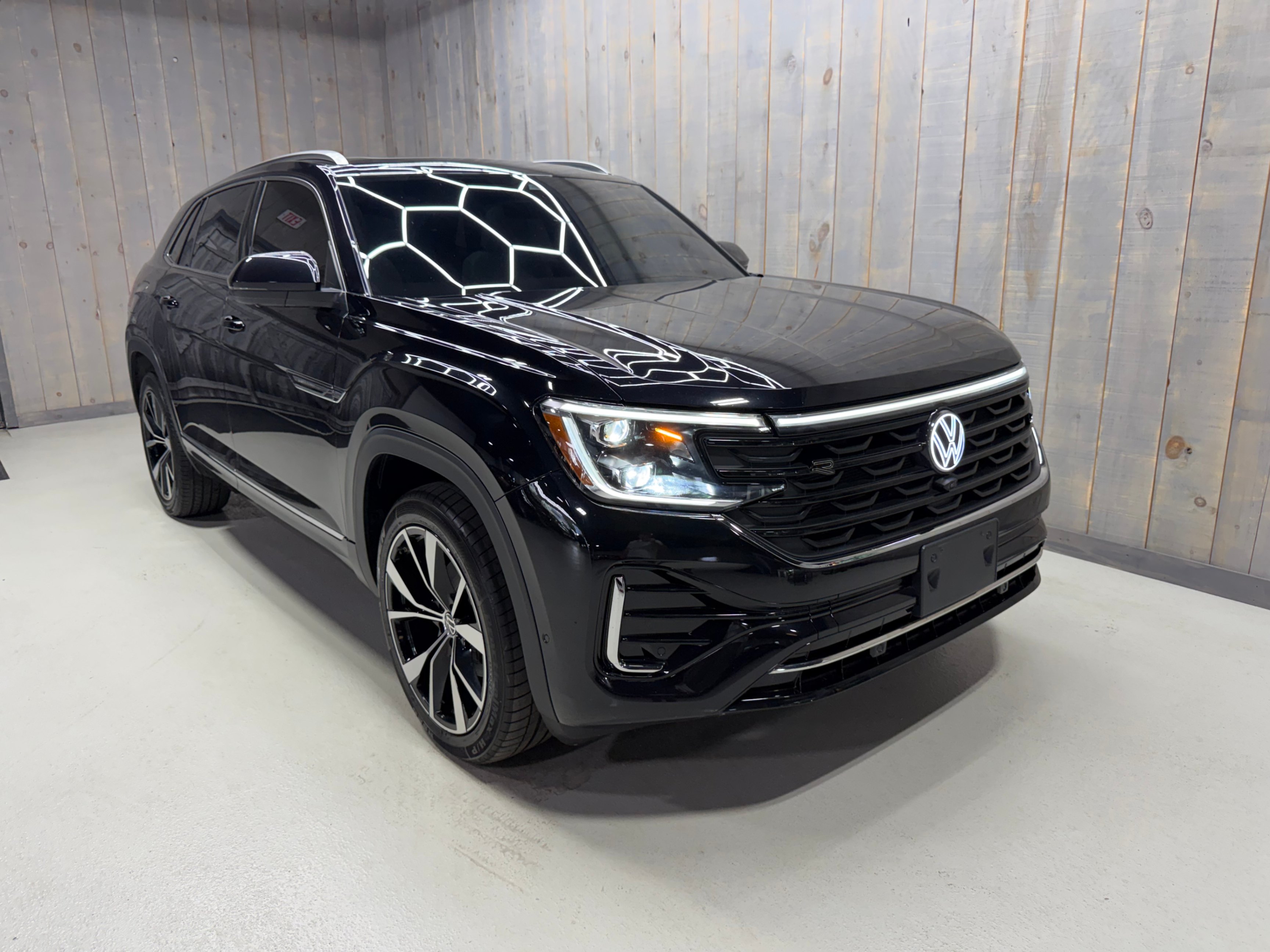 Black 2024 Volkswagen Atlas Cross Sport SUV / Crossover Automatic