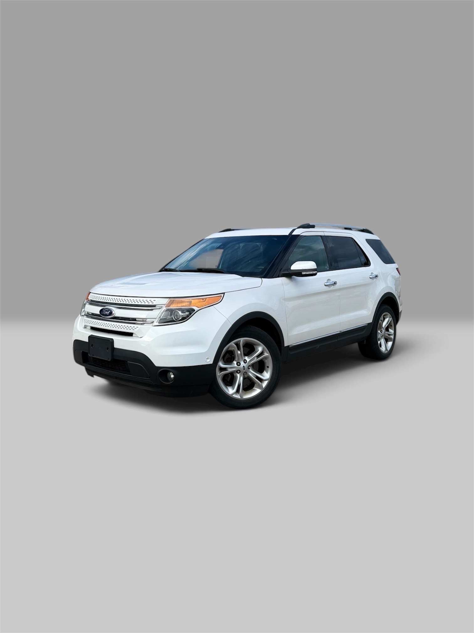 White 2015 Ford Explorer SUV / Crossover All-Wheel Drive Automatic