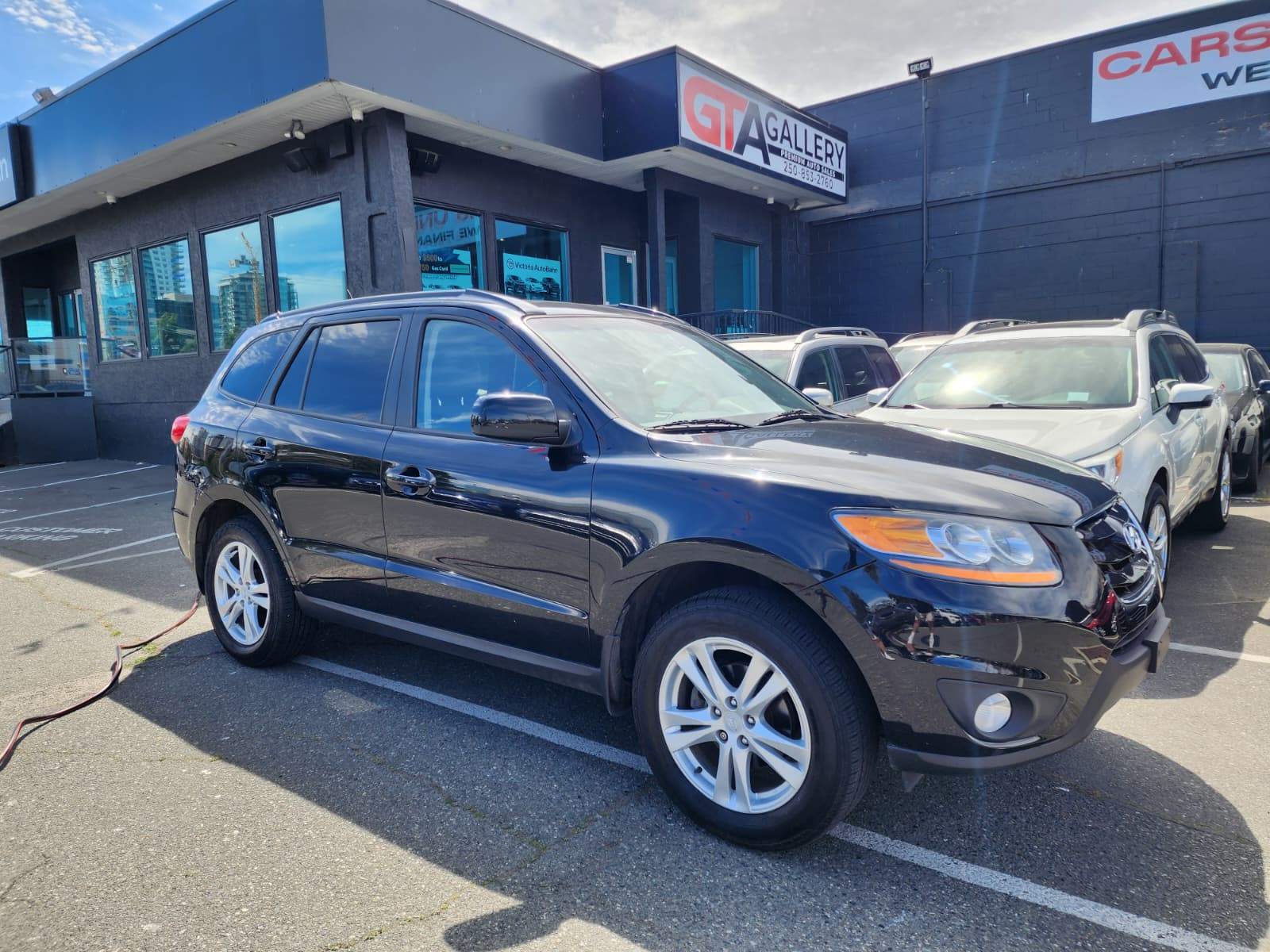 Black 2011 Hyundai Santa Fe SUV / Crossover Automatic