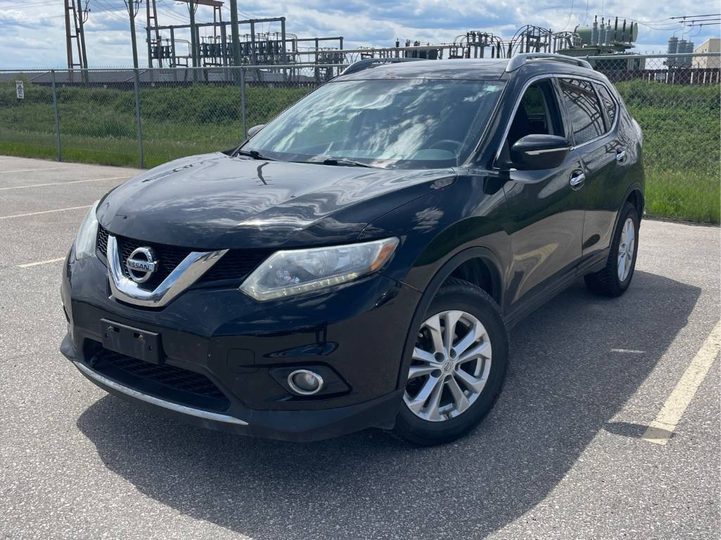 Black 2015 Nissan Rogue SUV / Crossover All-Wheel Drive Automatic