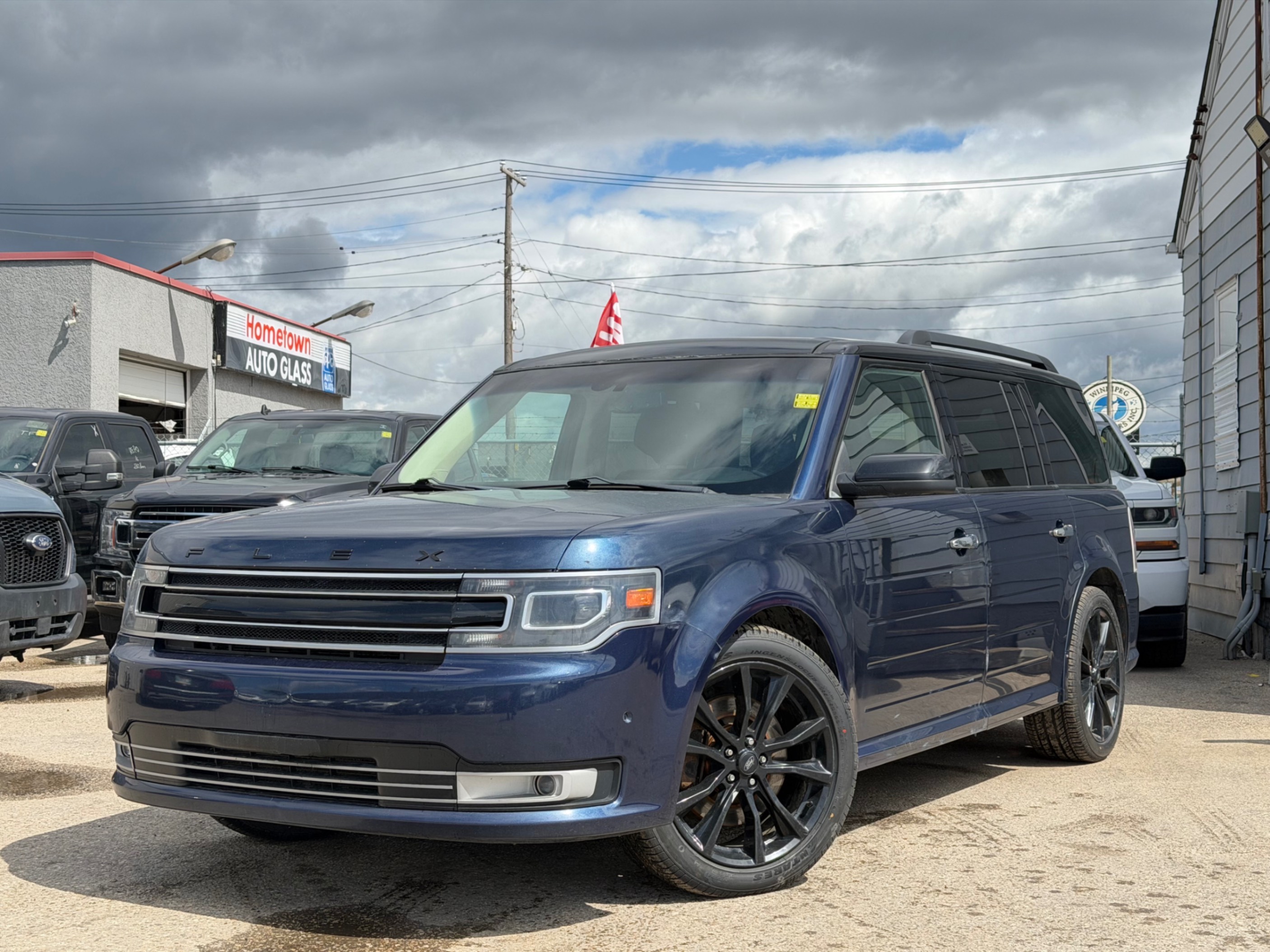 Blue 2017 Ford Flex Limited AWD SUV / Crossover All-Wheel Drive Automatic