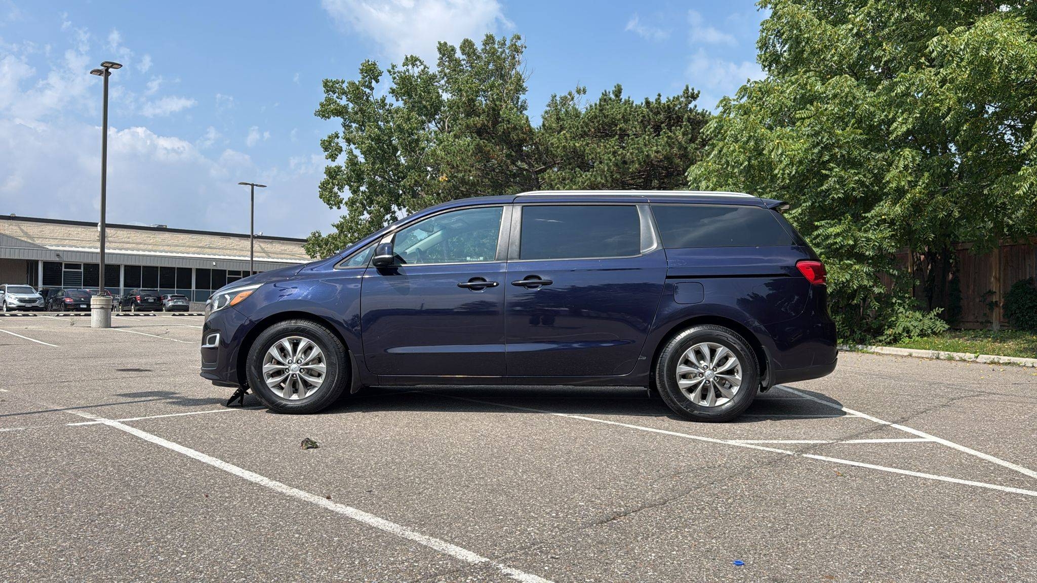 Blue 2020 Kia Sedona Minivan Front-Wheel Drive Automatic