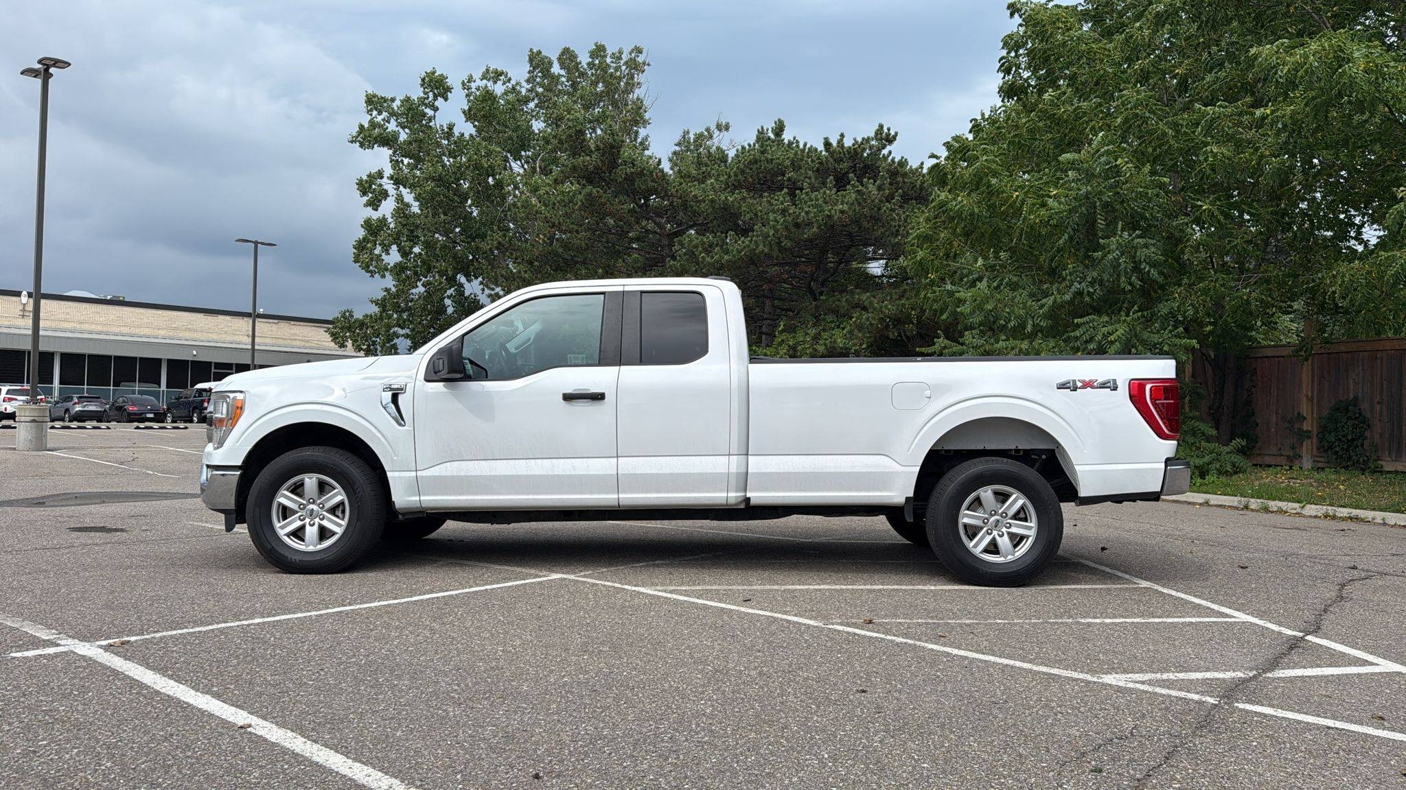White 2023 Ford F-150 Pickup Truck Four-Wheel Drive Automatic