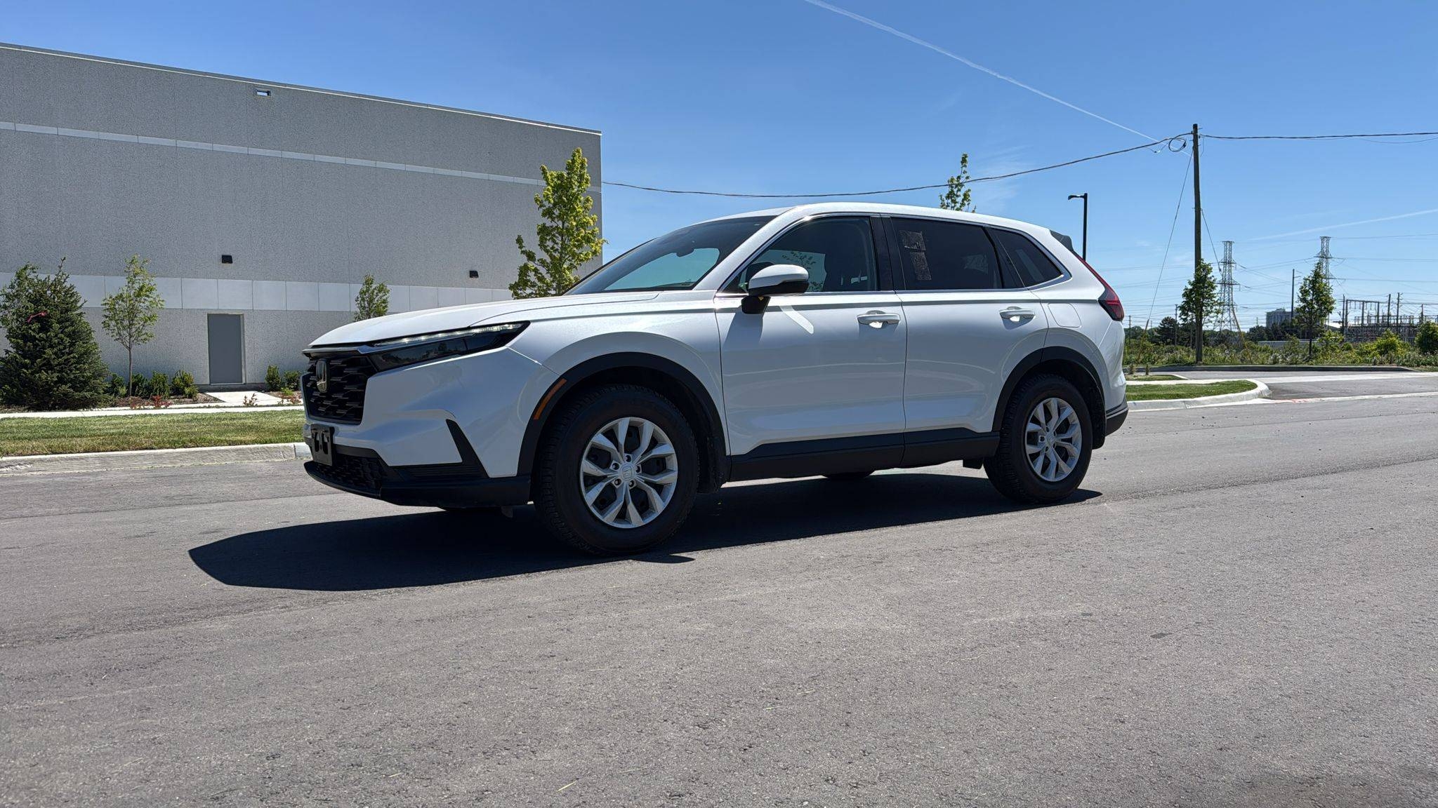 White 2025 Honda CR-V LX AWD SUV / Crossover All-Wheel Drive Automatic